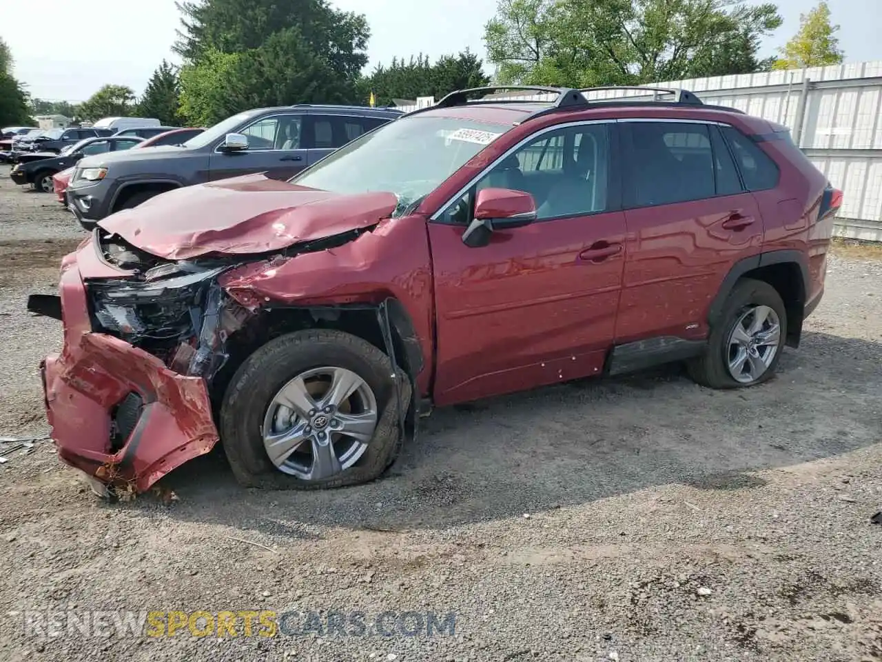 1 Photograph of a damaged car 2T3RWRFV9SW263941 TOYOTA RAV4 2025