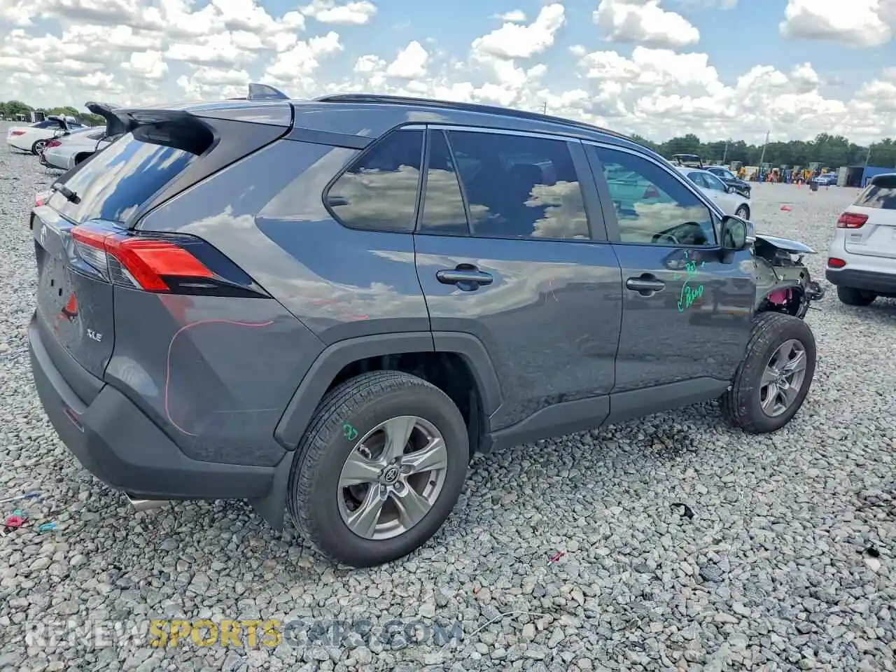 3 fotografías del automóvil dañado 2T3W1RFV0SC365390 TOYOTA RAV4 2025