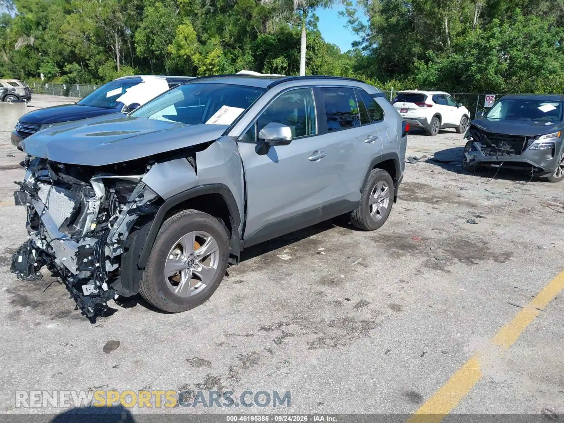 2 fotografías del automóvil dañado 2T3W1RFV1SC347903 TOYOTA RAV4 2025
