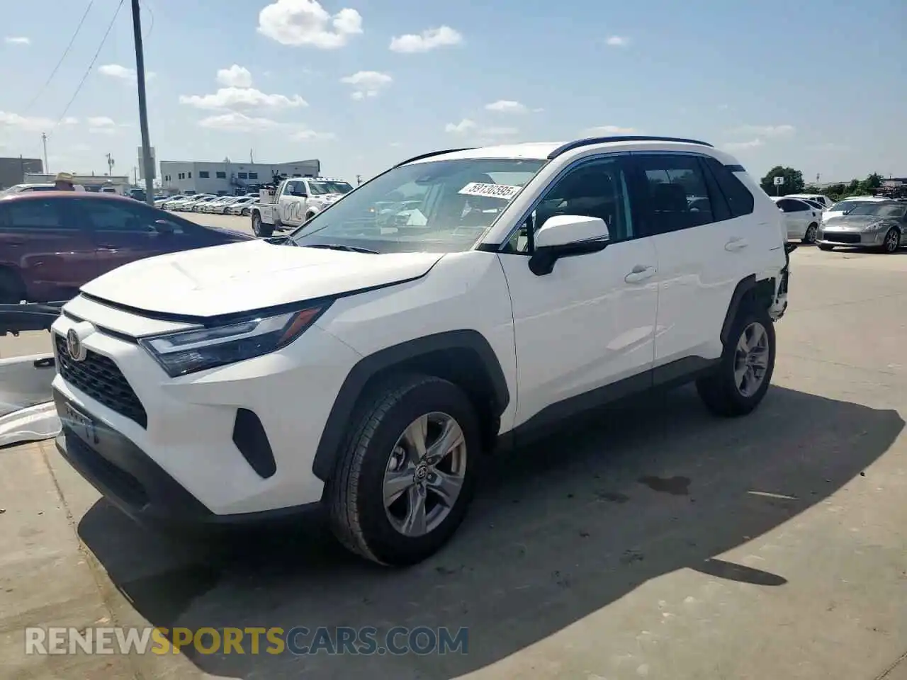 1 Photograph of a damaged car 2T3W1RFV2SW372386 TOYOTA RAV4 2025