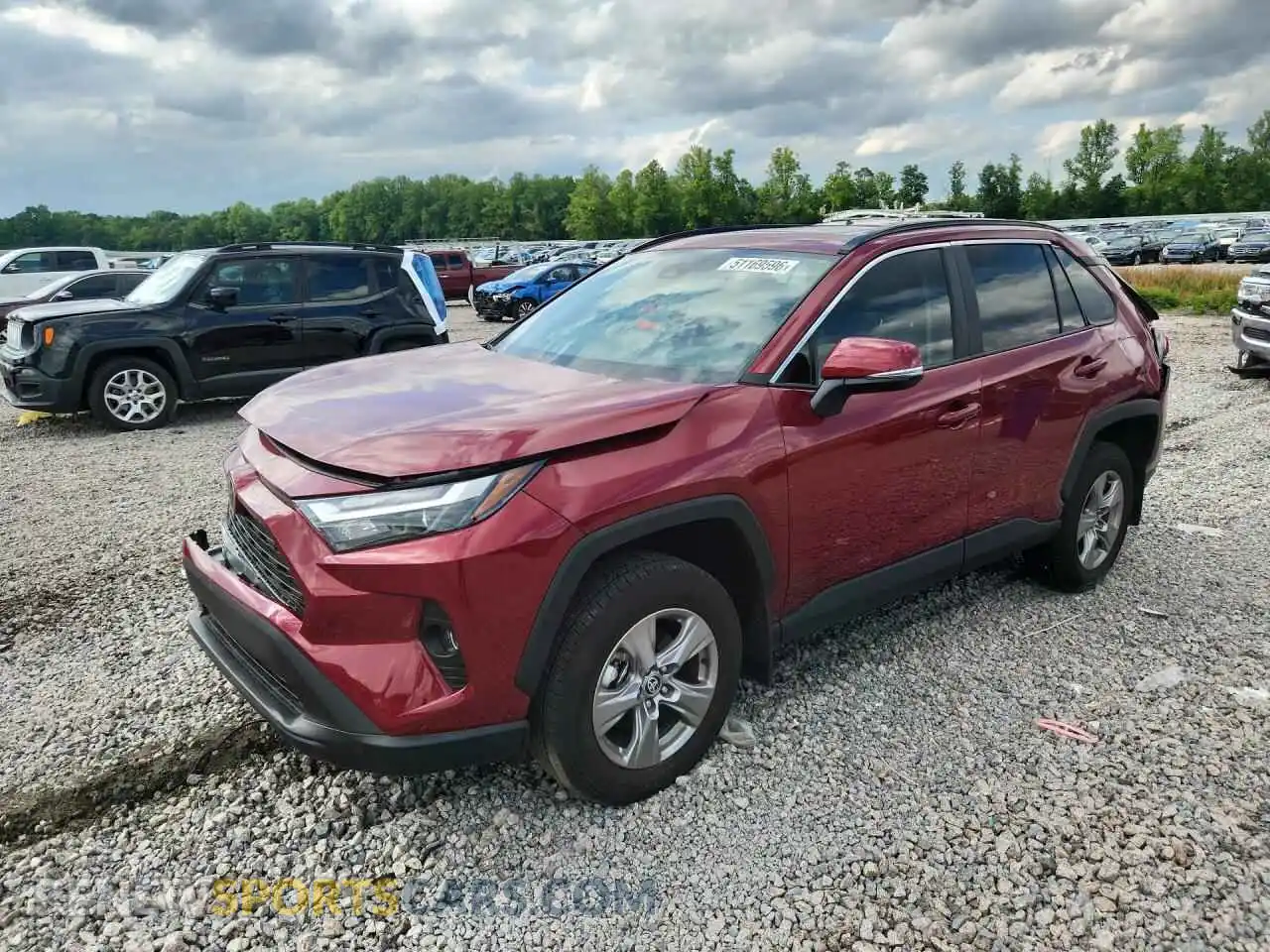 1 fotografías del automóvil dañado 2T3W1RFV2SW432778 TOYOTA RAV4 2025