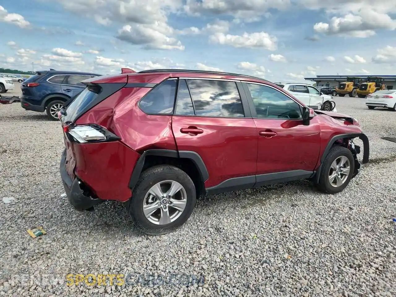 3 fotografías del automóvil dañado 2T3W1RFV2SW432778 TOYOTA RAV4 2025