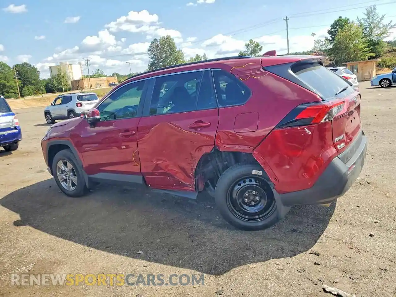 2 Photograph of a damaged car 2T3W1RFV5SW418583 TOYOTA RAV4 2025