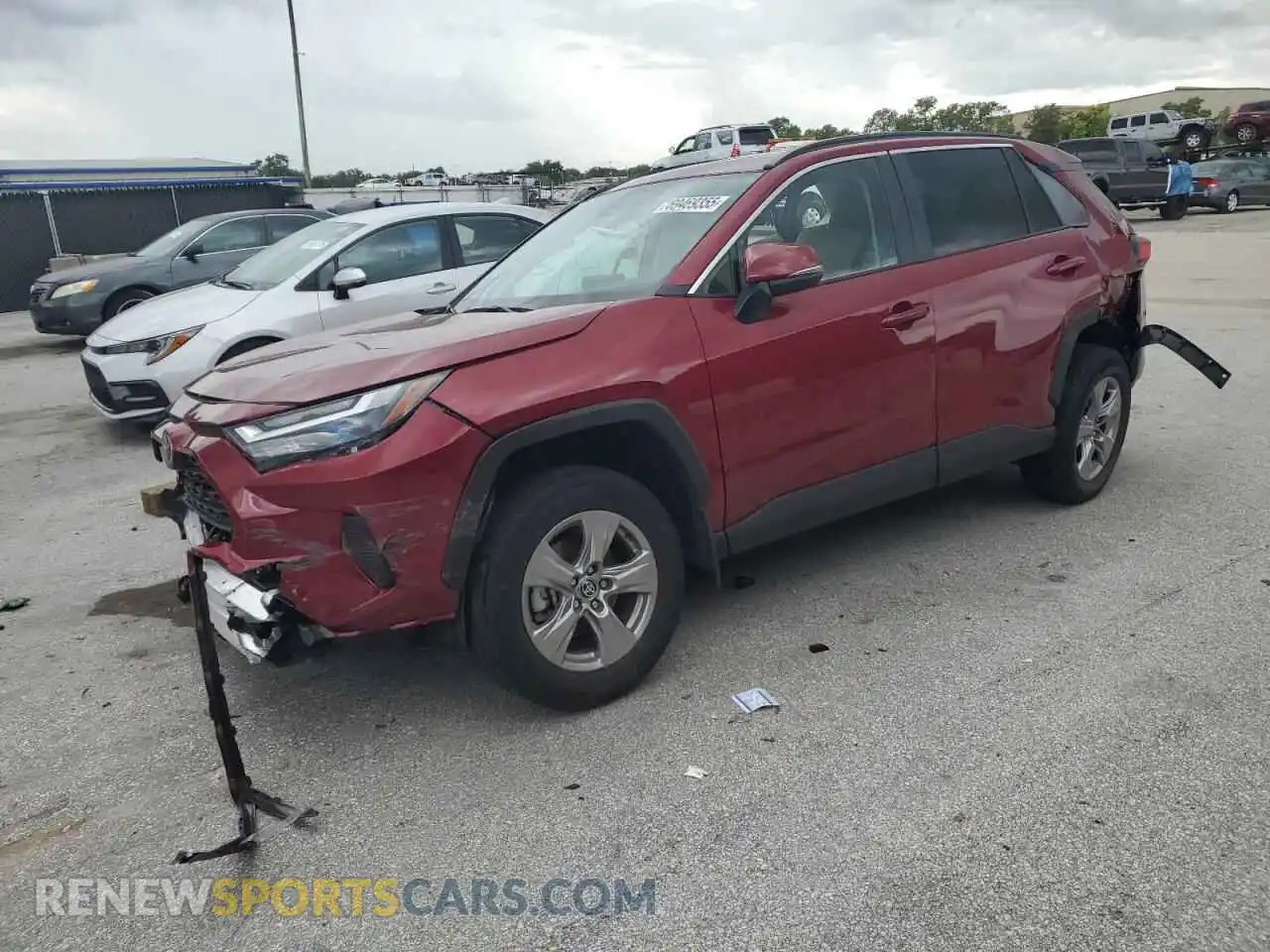 1 Photograph of a damaged car 2T3W1RFV6SW394598 TOYOTA RAV4 2025