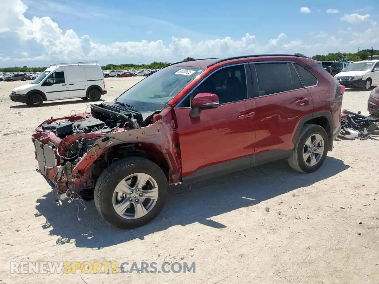1 Photograph of a damaged car 2T3W1RFV6SW395671 TOYOTA RAV4 2025