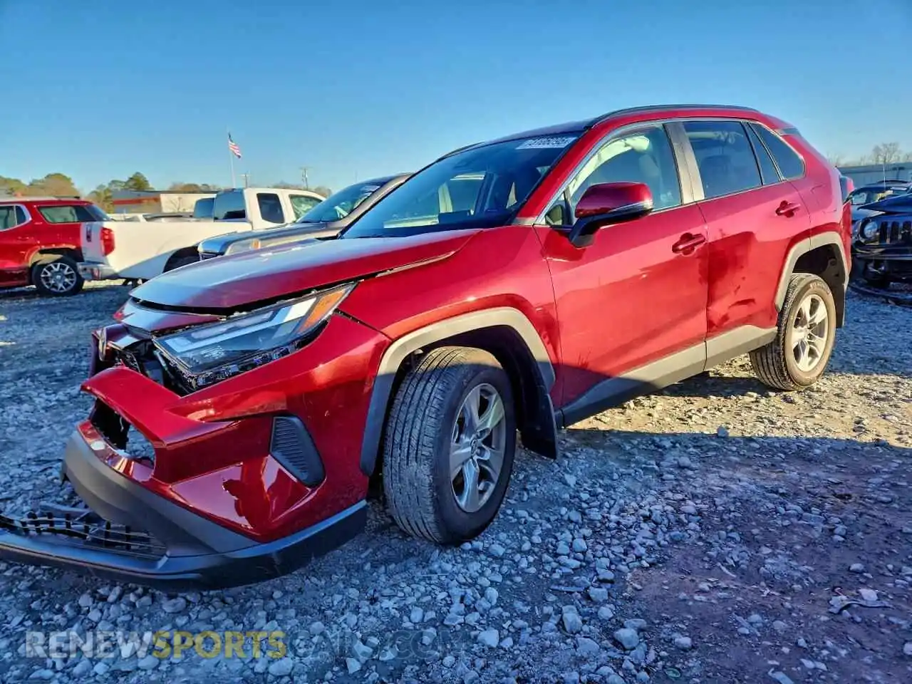 1 Photograph of a damaged car 2T3W1RFV9SW406937 TOYOTA RAV4 2025