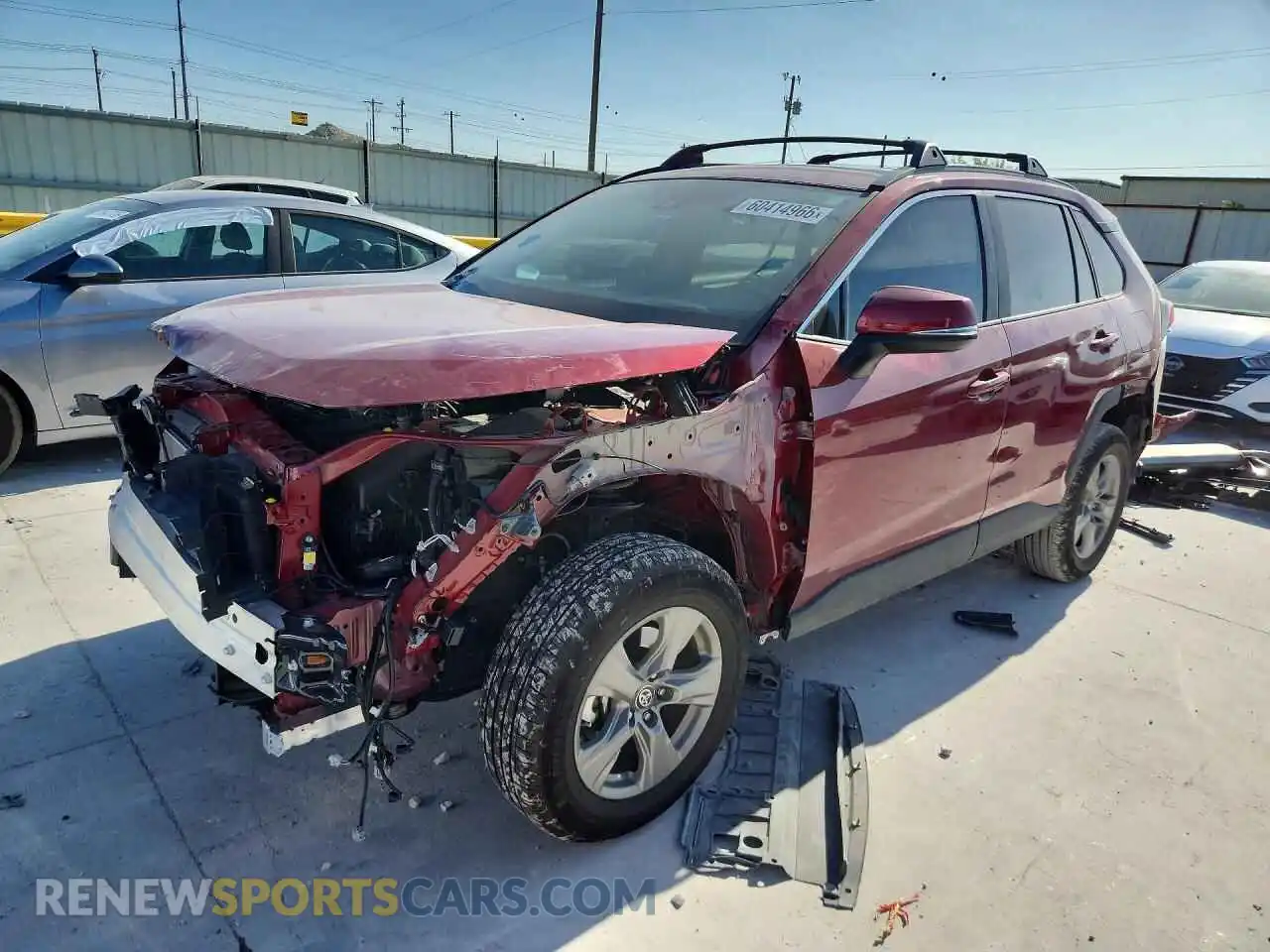 1 Photograph of a damaged car 2T3W1RFV9SW443440 TOYOTA RAV4 2025