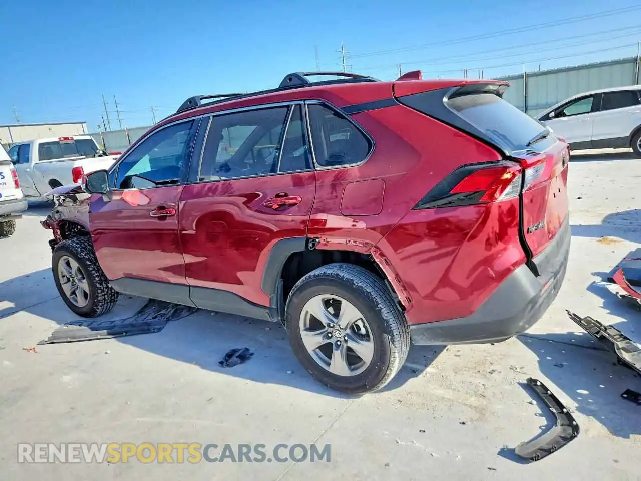 2 Photograph of a damaged car 2T3W1RFV9SW443440 TOYOTA RAV4 2025
