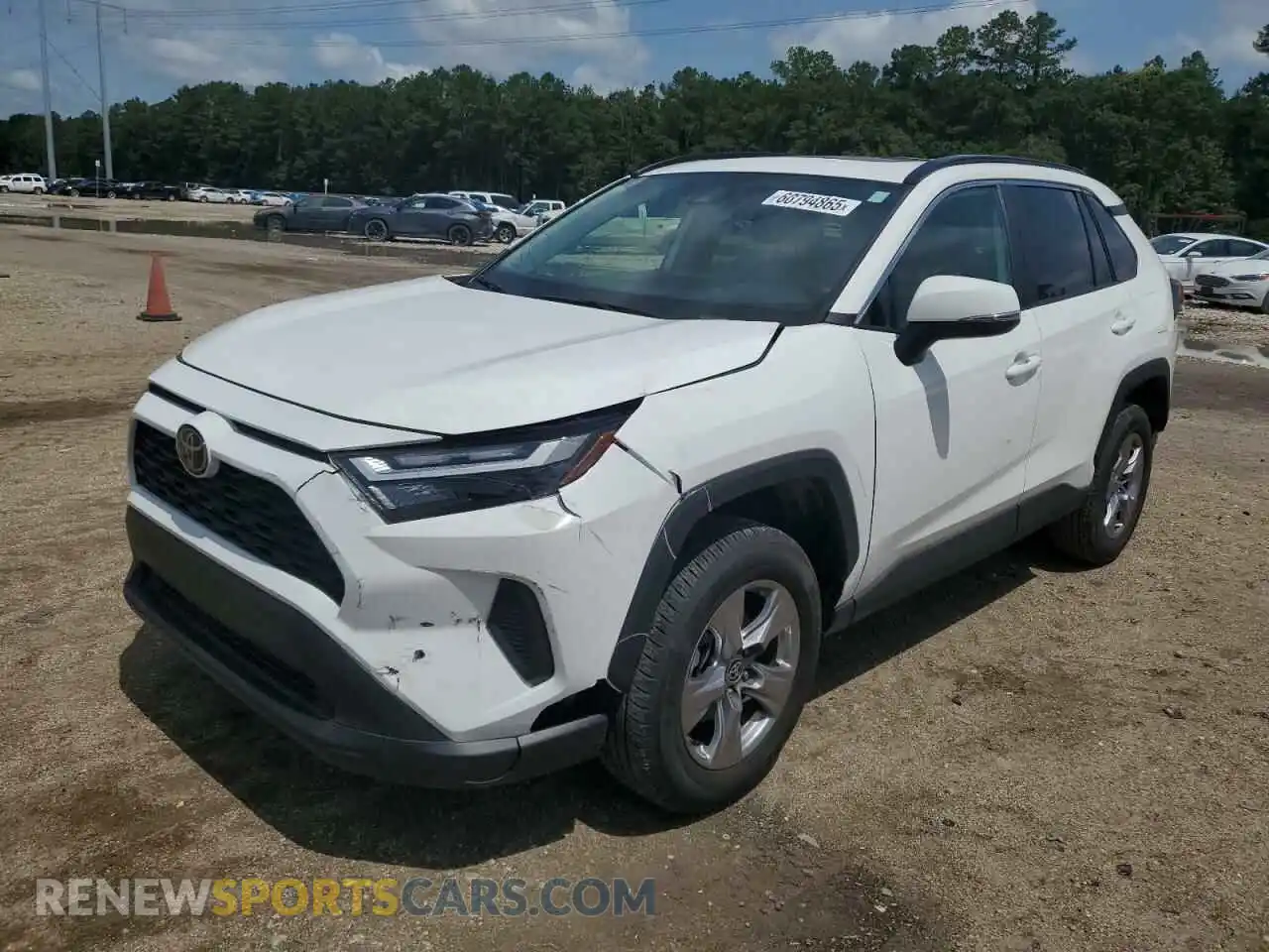 1 Photograph of a damaged car 2T3W1RFVXSC307447 TOYOTA RAV4 2025