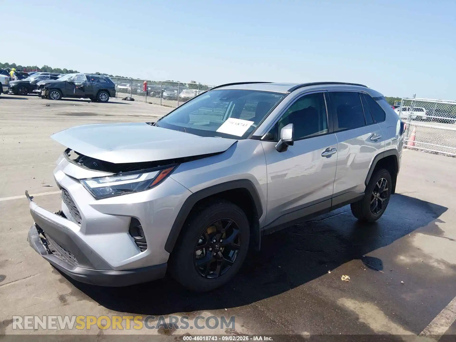 2 fotografías del automóvil dañado 2T3W1RFVXSW371342 TOYOTA RAV4 2025