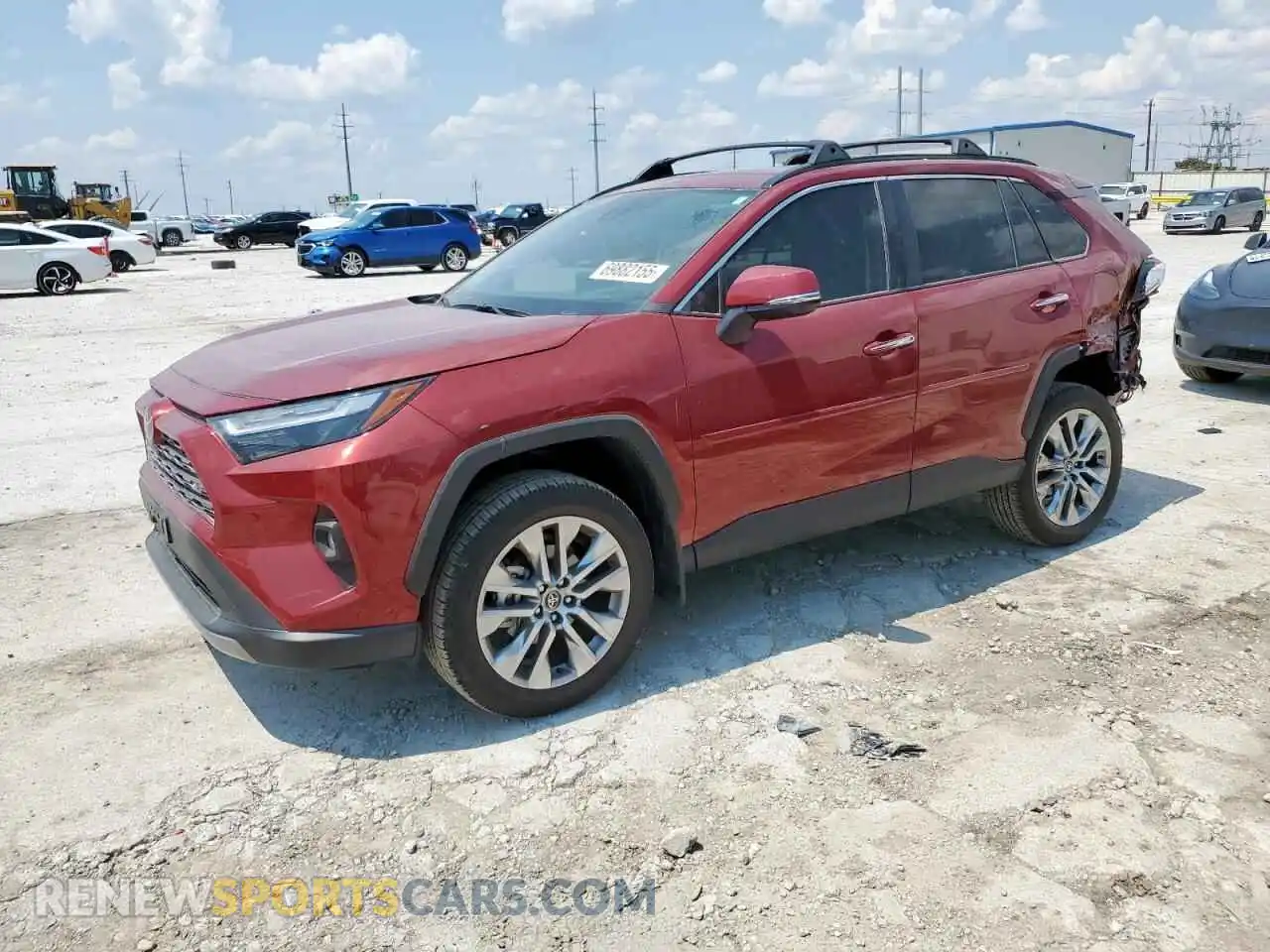 1 Photograph of a damaged car 2T3Y1RFV0SW399000 TOYOTA RAV4 2025