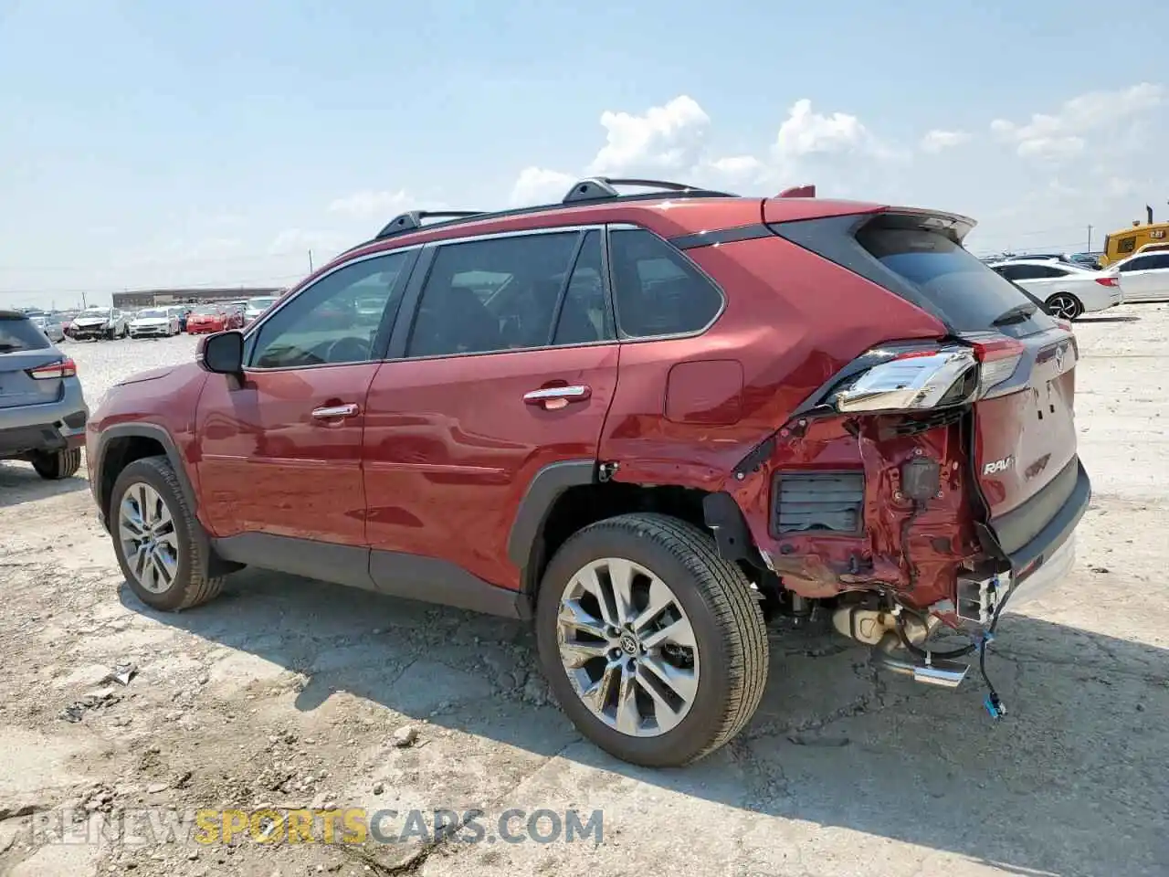 2 Photograph of a damaged car 2T3Y1RFV0SW399000 TOYOTA RAV4 2025