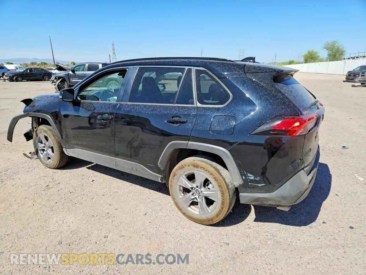 2 fotografías del automóvil dañado JTMMWRFV6SD337436 TOYOTA RAV4 2025