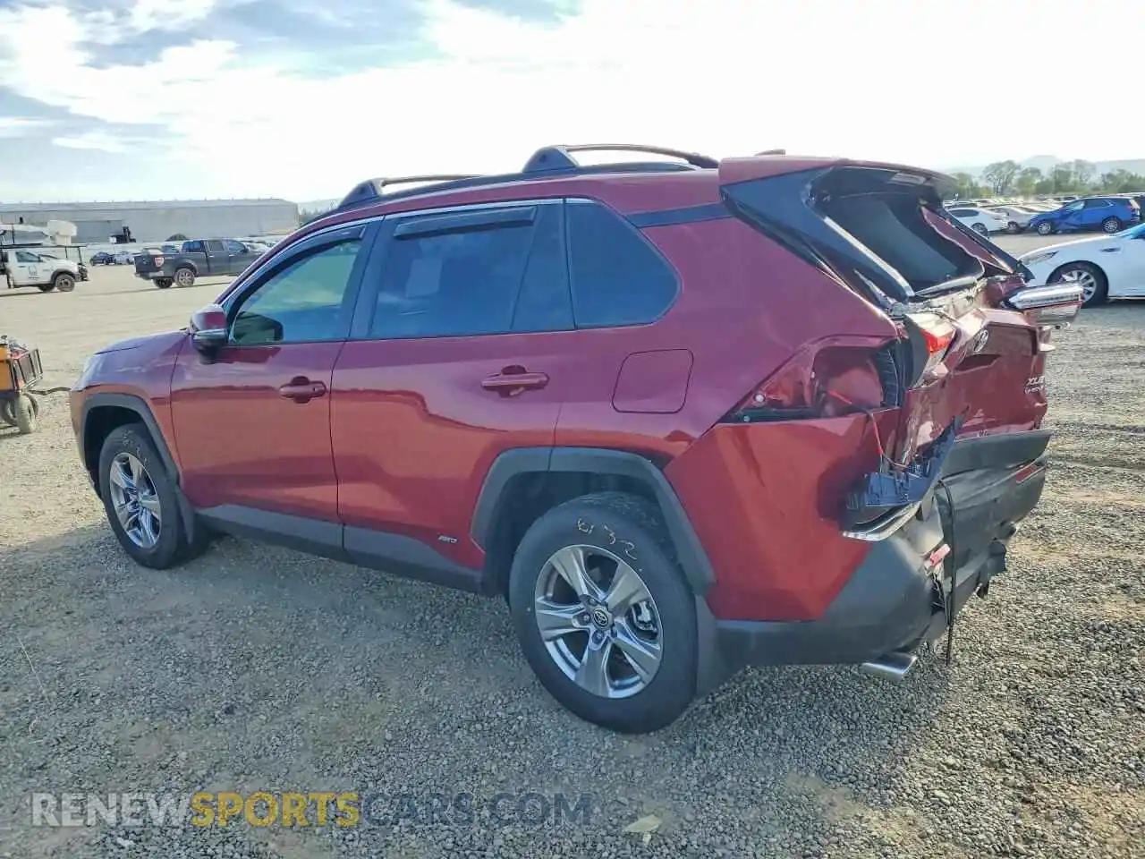 2 Photograph of a damaged car JTMRWRFV0SD344033 TOYOTA RAV4 2025