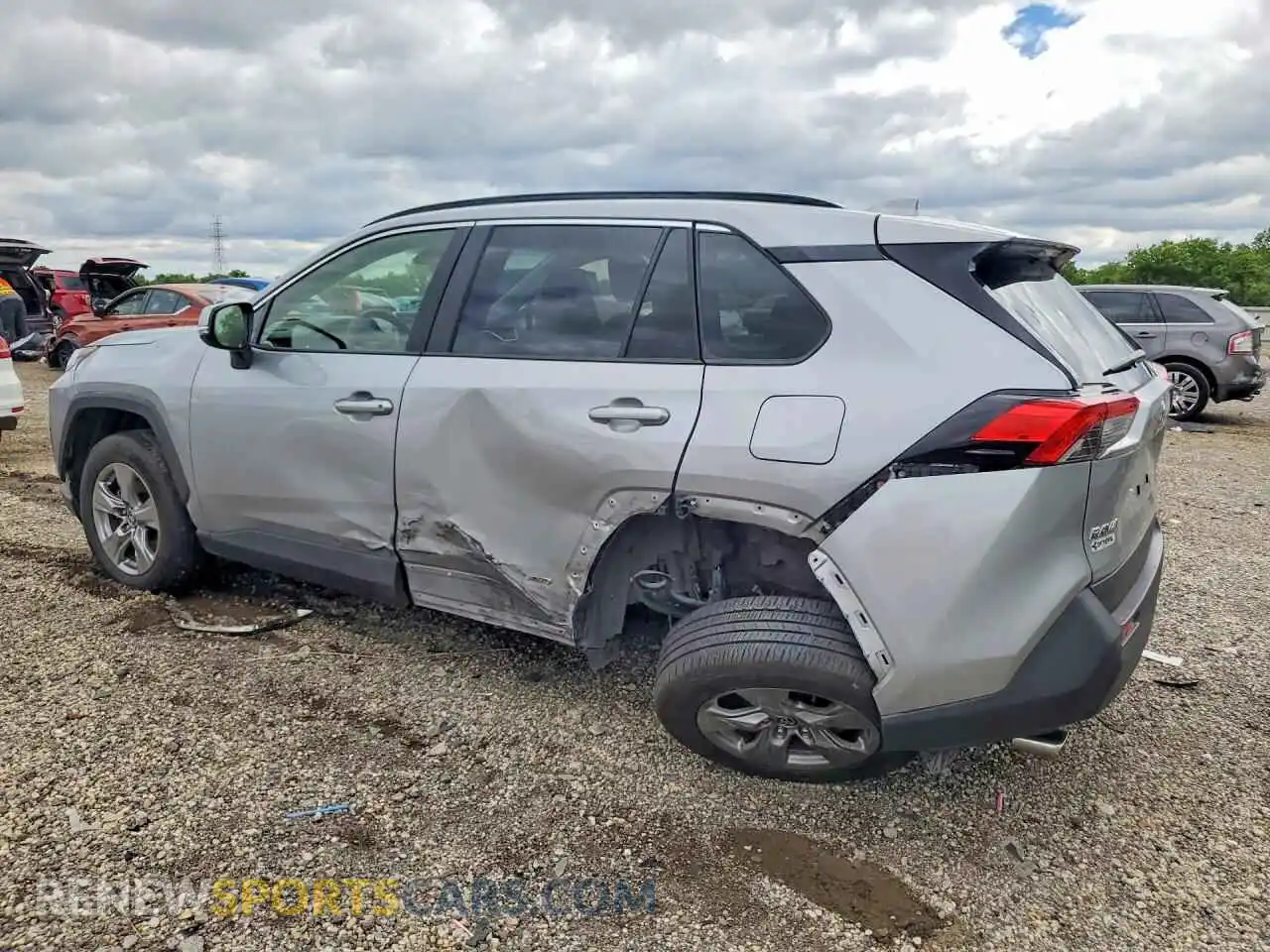 2 Фотография поврежденного автомобиля JTMRWRFV3SD341420 TOYOTA RAV4 2025