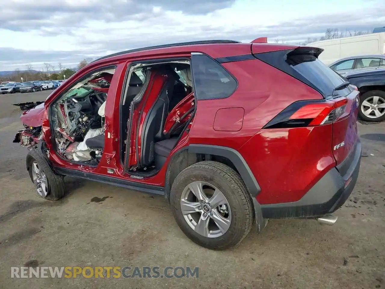 2 Photograph of a damaged car JTMRWRFV6SD314504 TOYOTA RAV4 2025