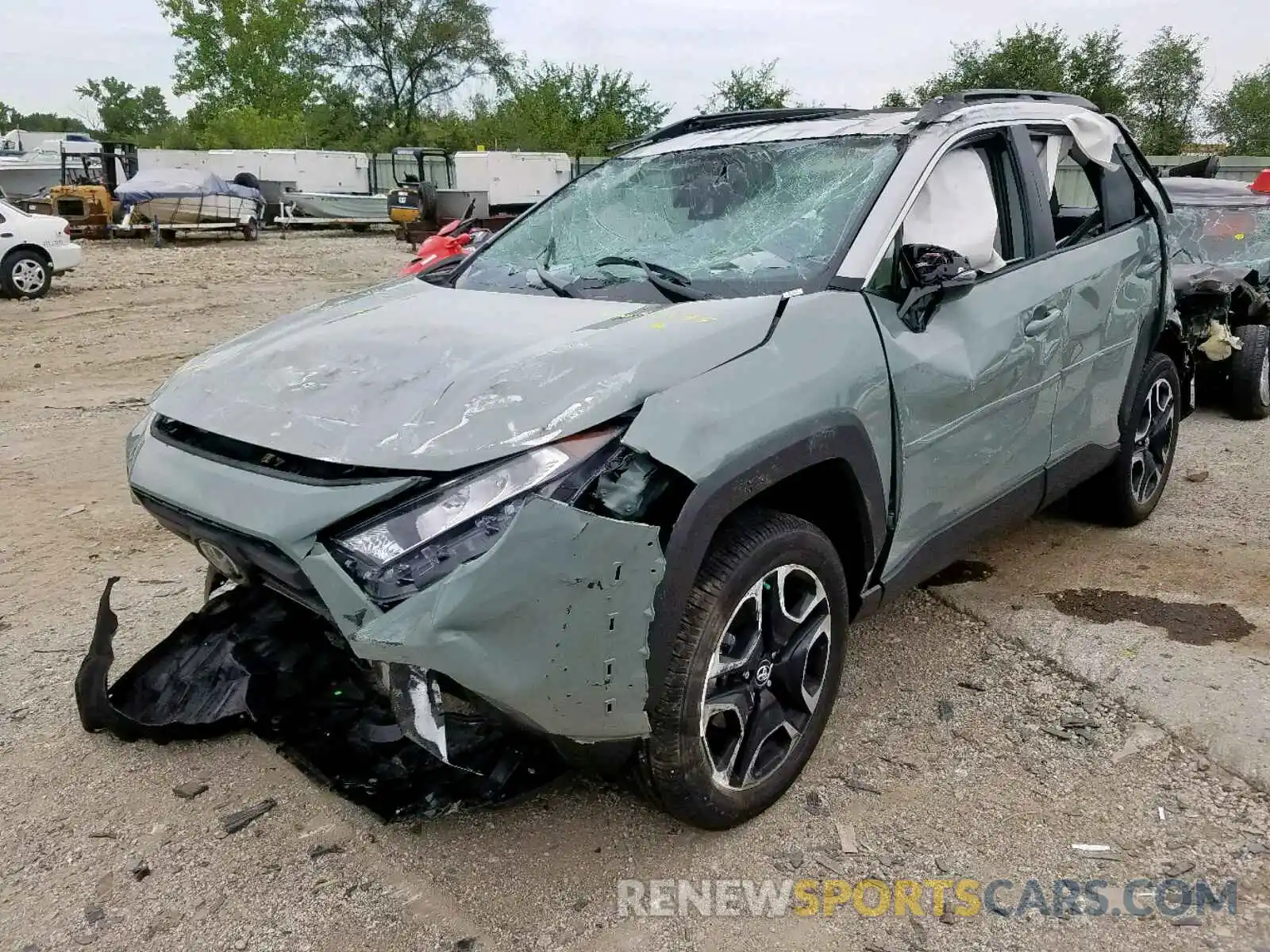 2 Photograph of a damaged car 2T3J1RFV0KC003750 TOYOTA RAV4 ADVEN 2019