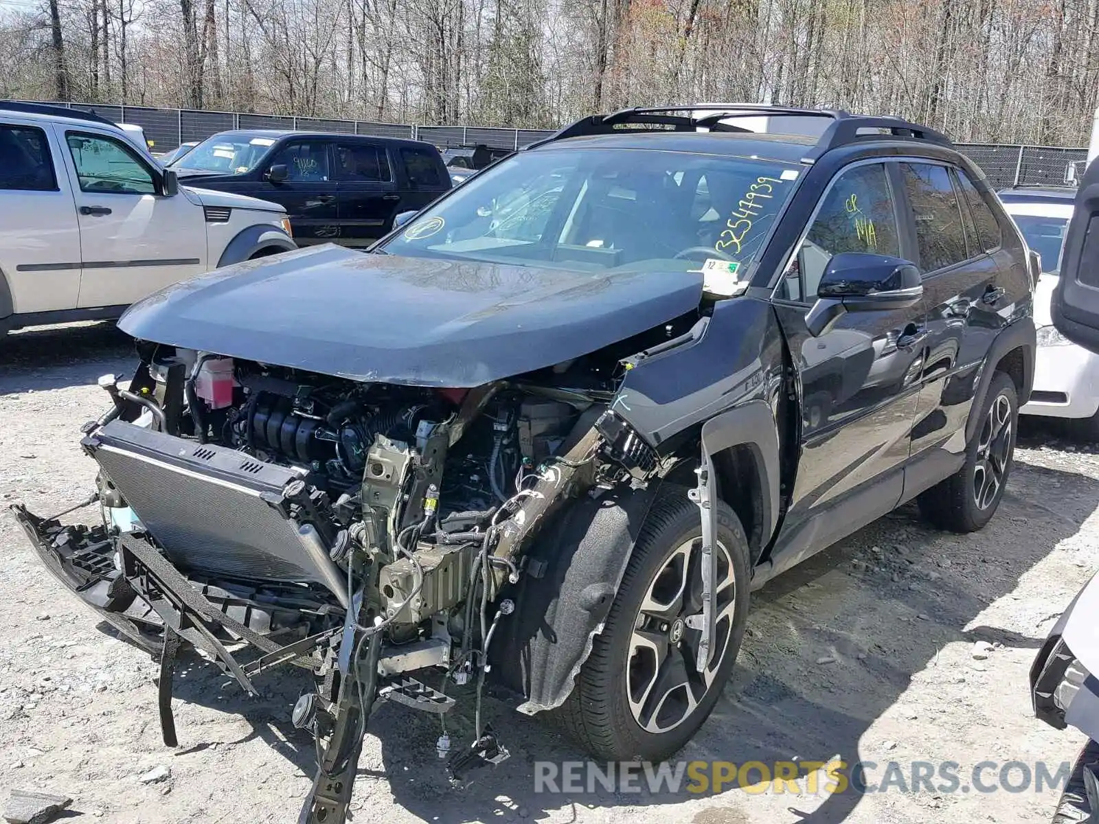 2 Photograph of a damaged car 2T3J1RFVXKW004838 TOYOTA RAV4 ADVEN 2019