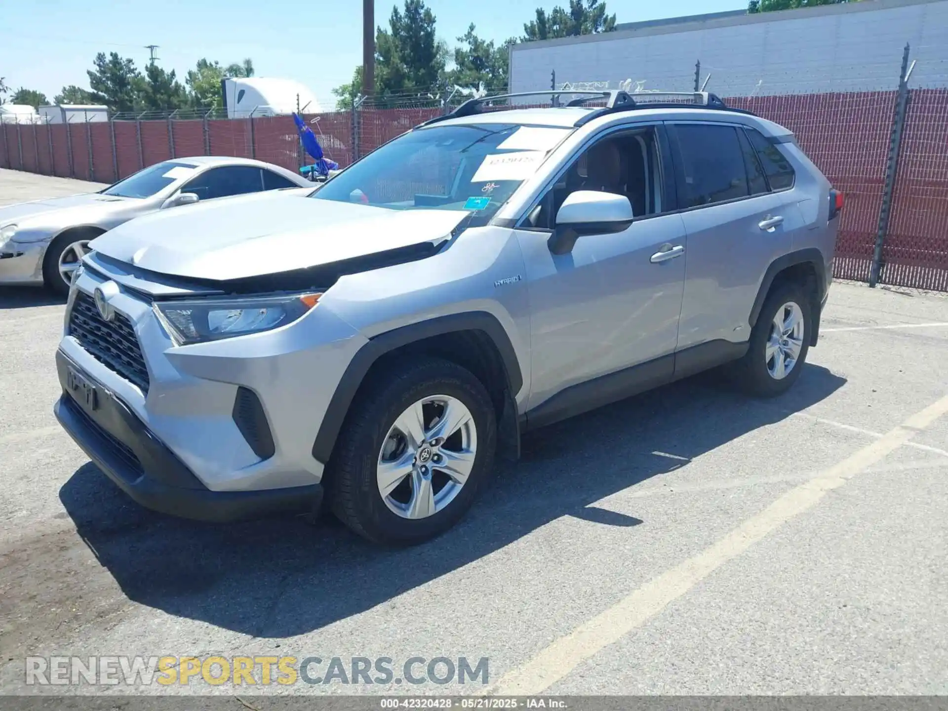 2 Фотография поврежденного автомобиля JTMLWRFV0LD068038 TOYOTA RAV4 HYBRID 2020