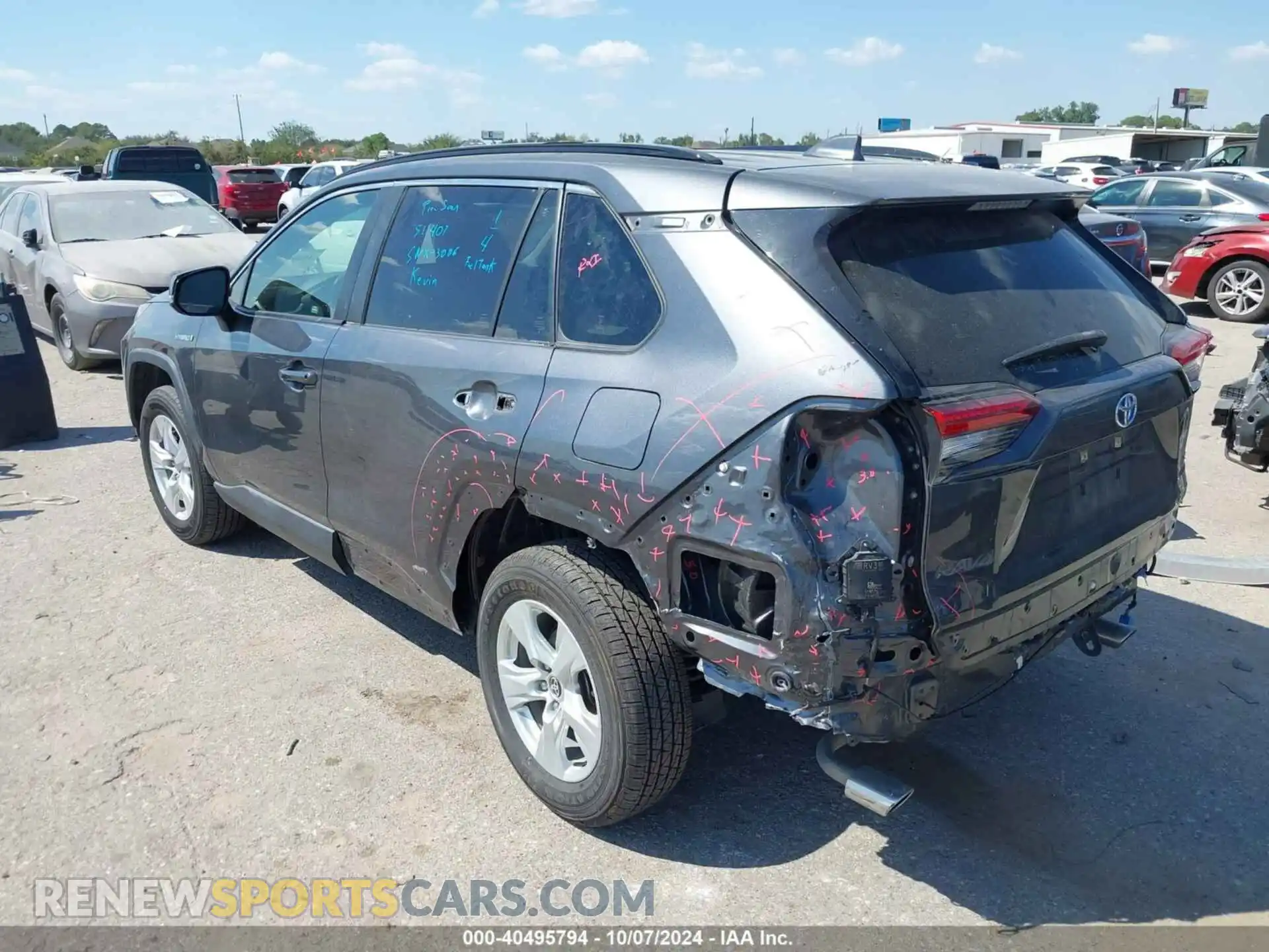 3 Photograph of a damaged car JTMRWRFV6LD066448 TOYOTA RAV4 HYBRID 2020
