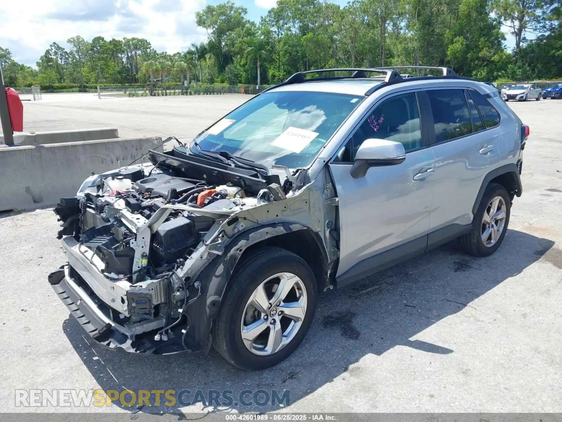2 Photograph of a damaged car 2T3B6RFV2MW018967 TOYOTA RAV4 HYBRID 2021