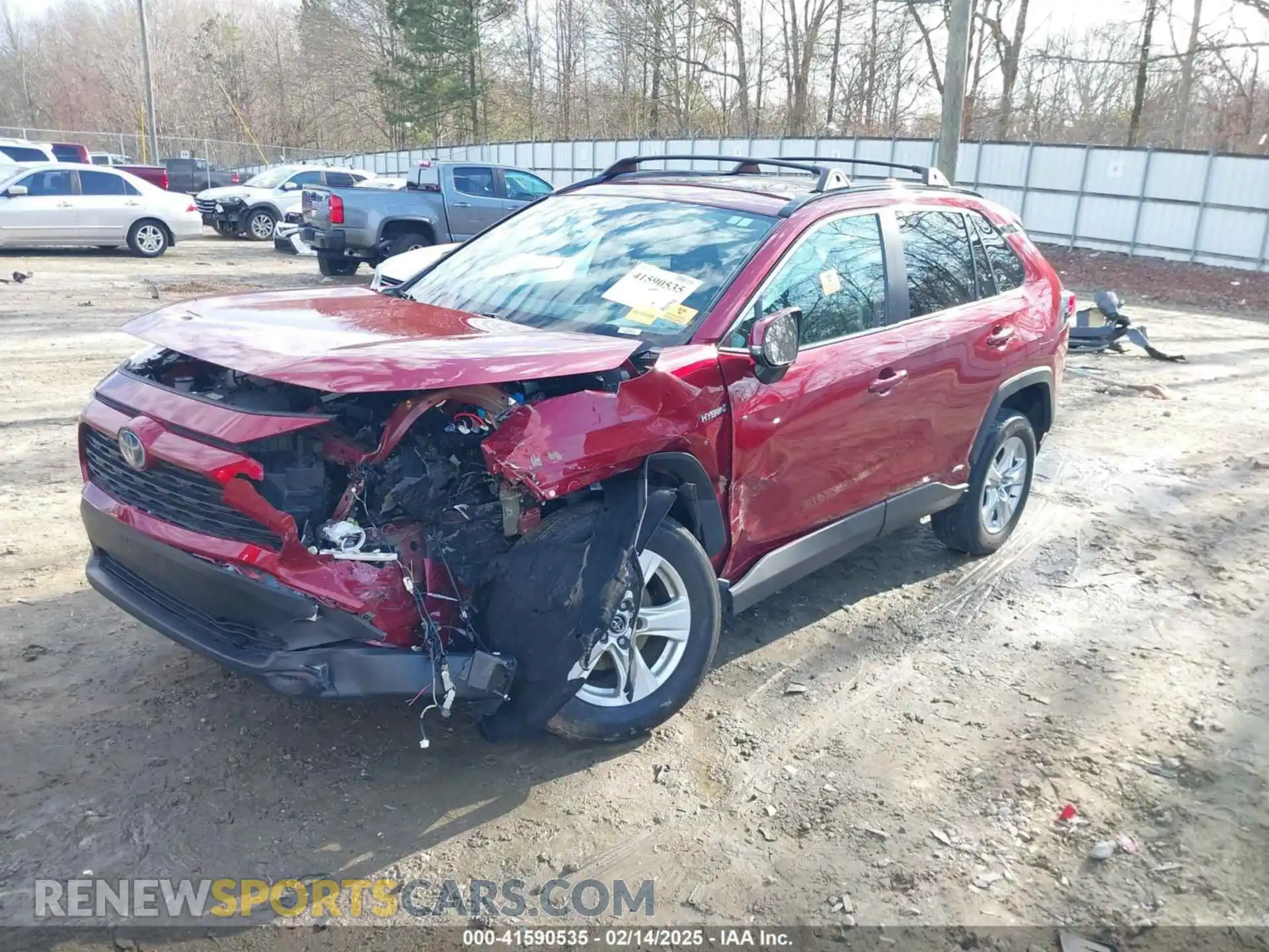 2 Photograph of a damaged car 2T3R6RFV6MW007761 TOYOTA RAV4 HYBRID 2021