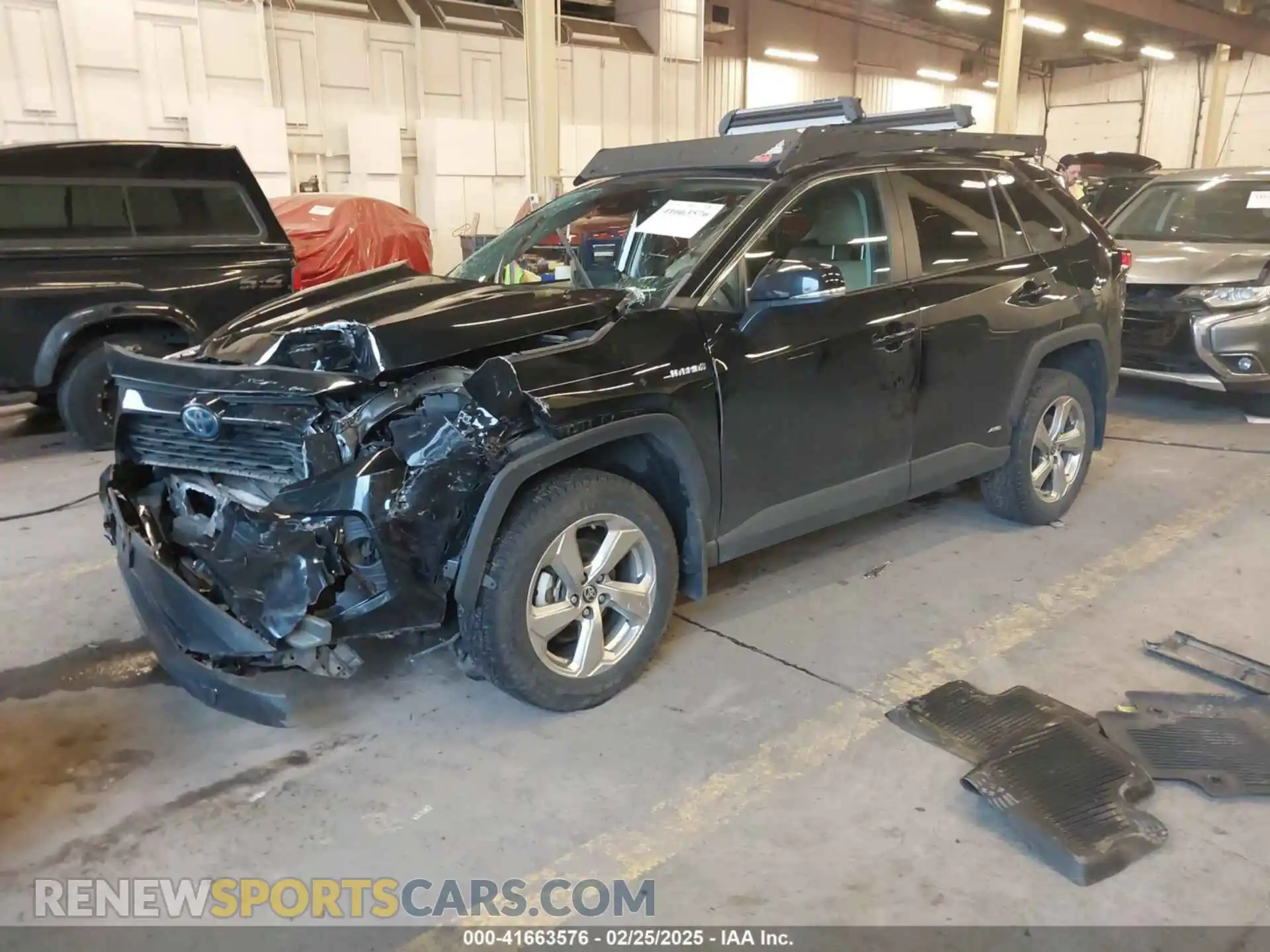 2 Photograph of a damaged car 4T3B6RFV2MU048602 TOYOTA RAV4 HYBRID 2021