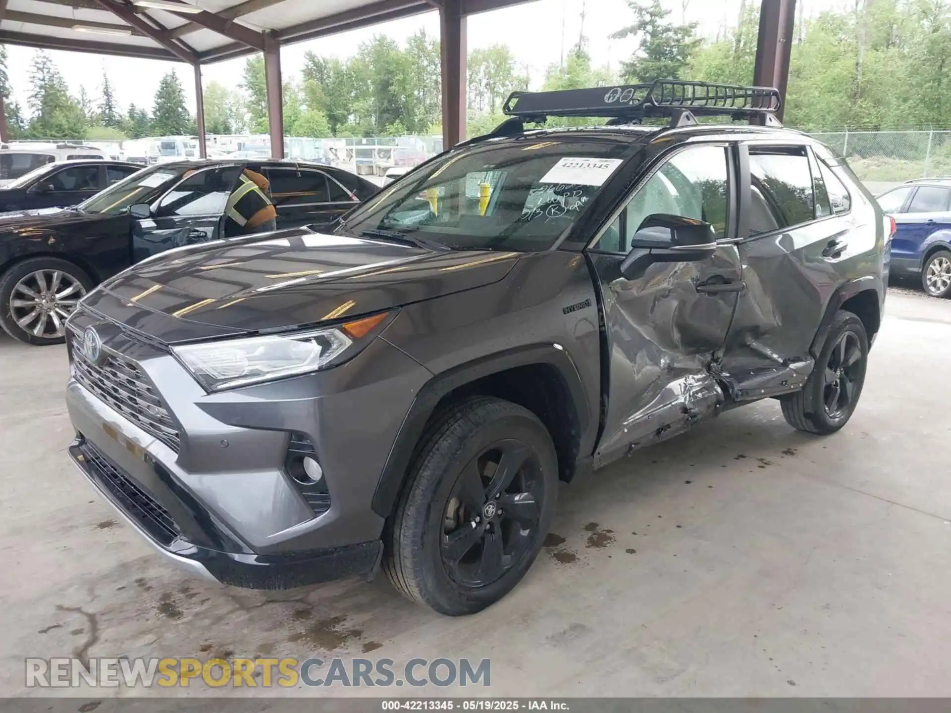 2 Photograph of a damaged car 4T3E6RFV2MU007724 TOYOTA RAV4 HYBRID 2021