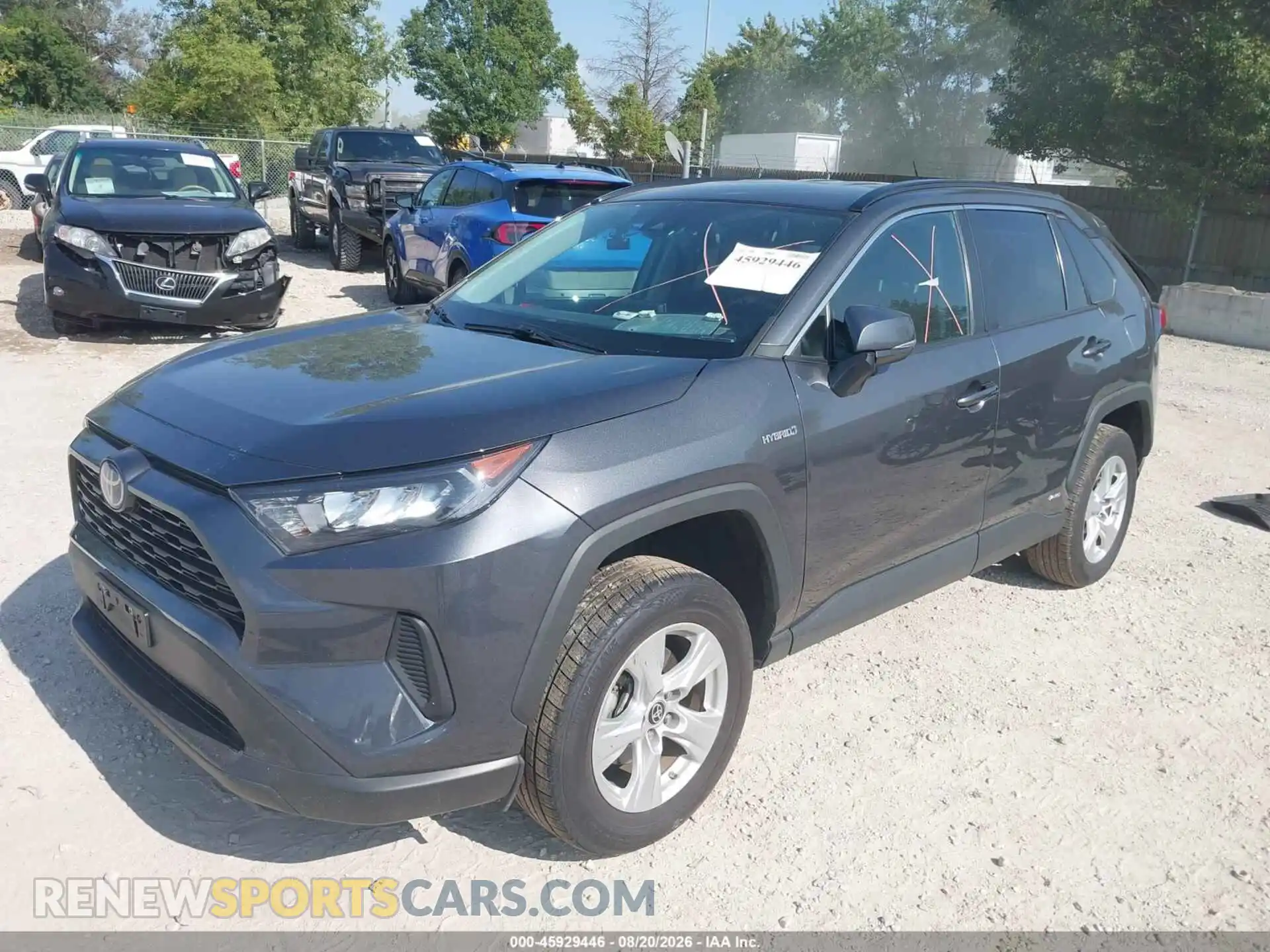 2 Photograph of a damaged car 4T3MWRFV2MU018783 TOYOTA RAV4 HYBRID 2021