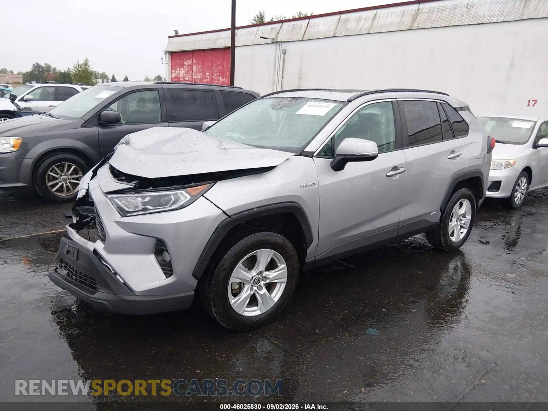 2 Photograph of a damaged car 4T3RWRFV4MU015437 TOYOTA RAV4 HYBRID 2021