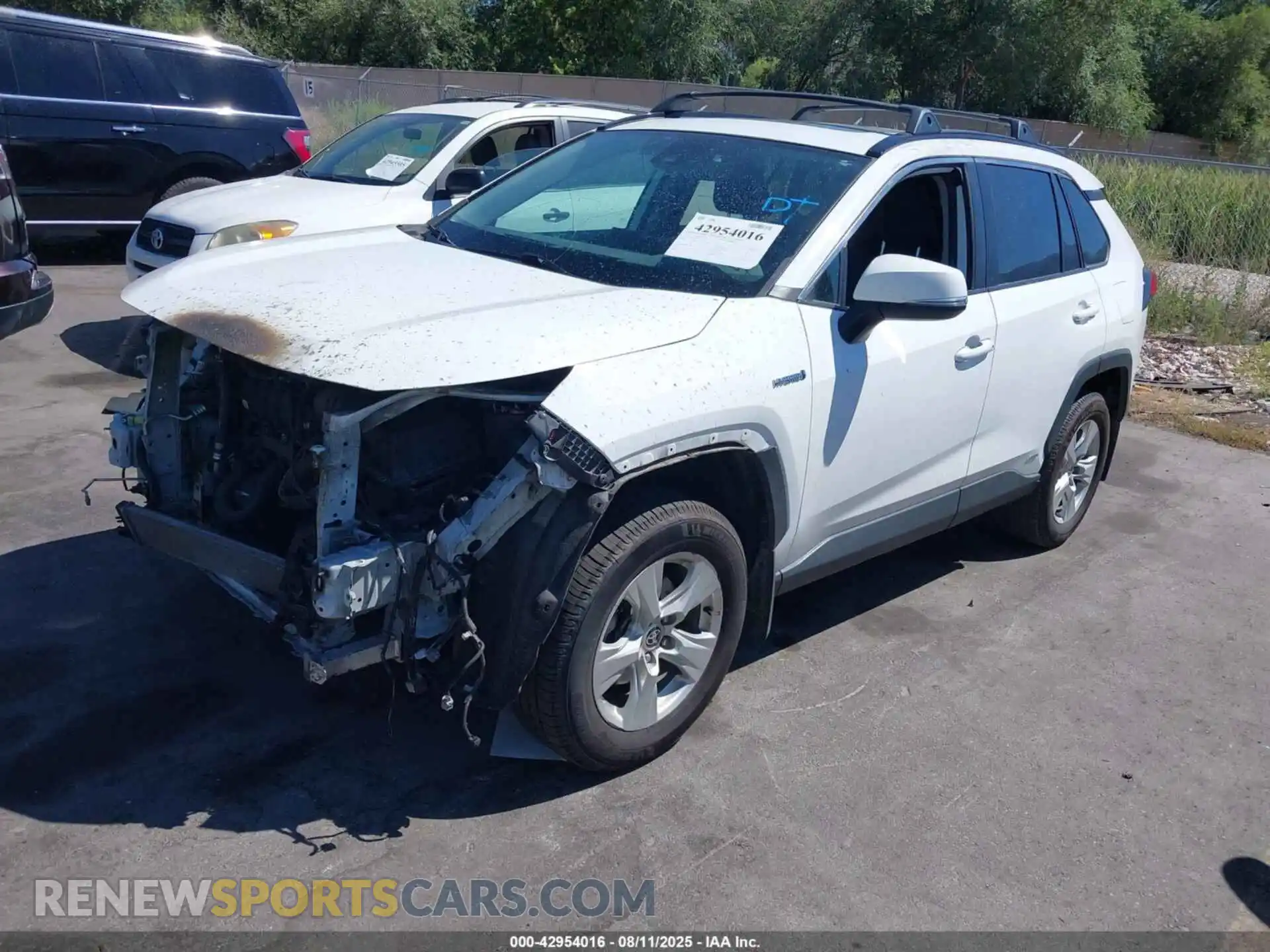 2 Photograph of a damaged car 4T3RWRFVXMU044103 TOYOTA RAV4 HYBRID 2021