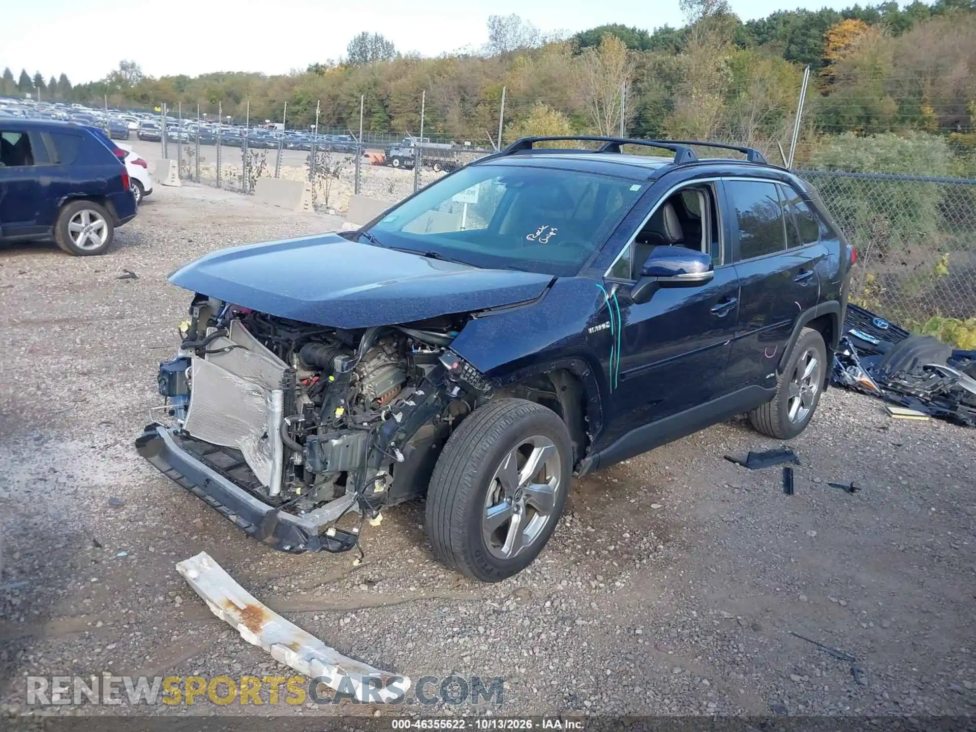 2 fotografías del automóvil dañado JTMB6RFV8MD044535 TOYOTA RAV4 HYBRID 2021