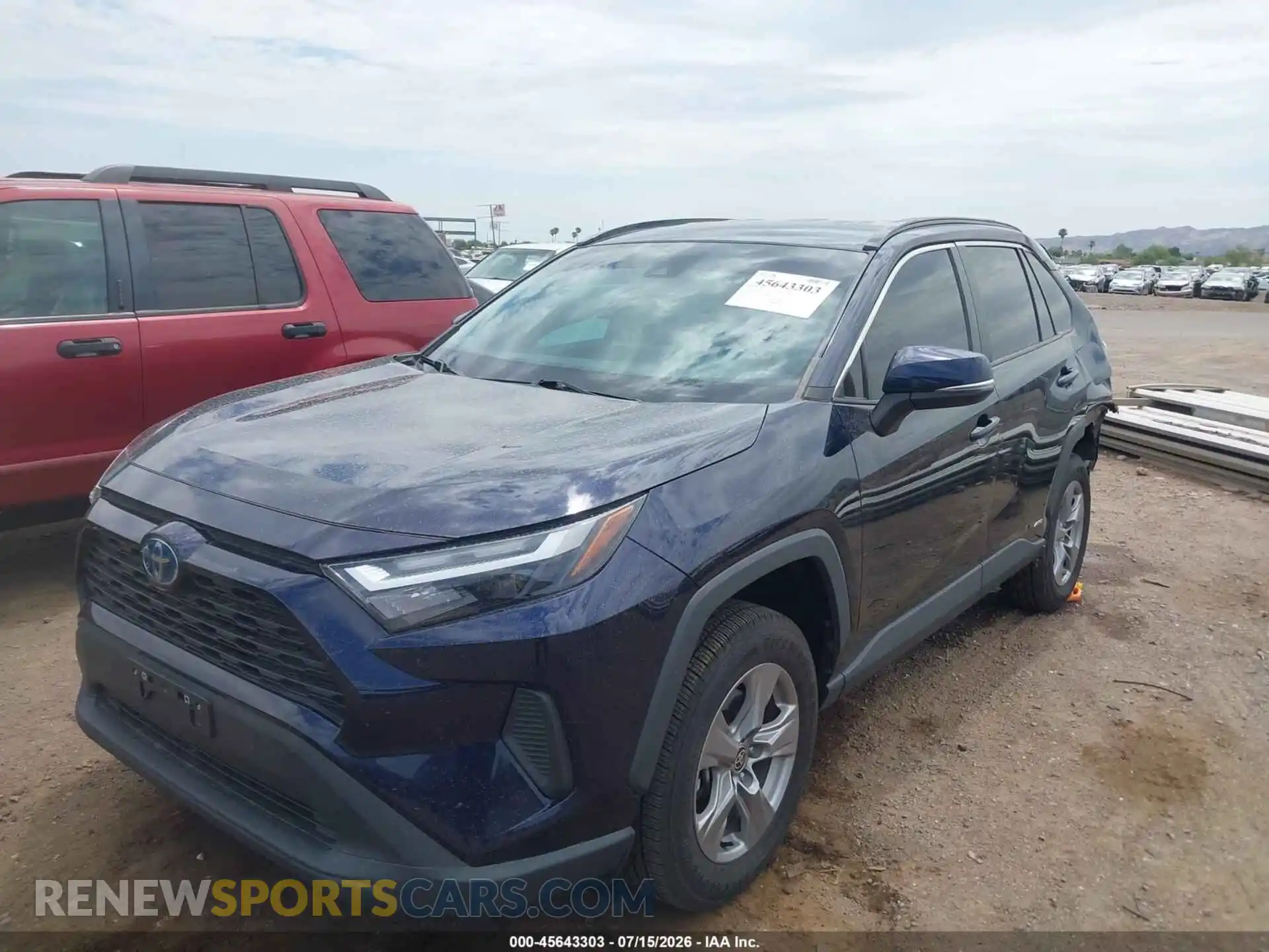 2 Photograph of a damaged car 4T3RWRFV9NU074792 TOYOTA RAV4 HYBRID 2022