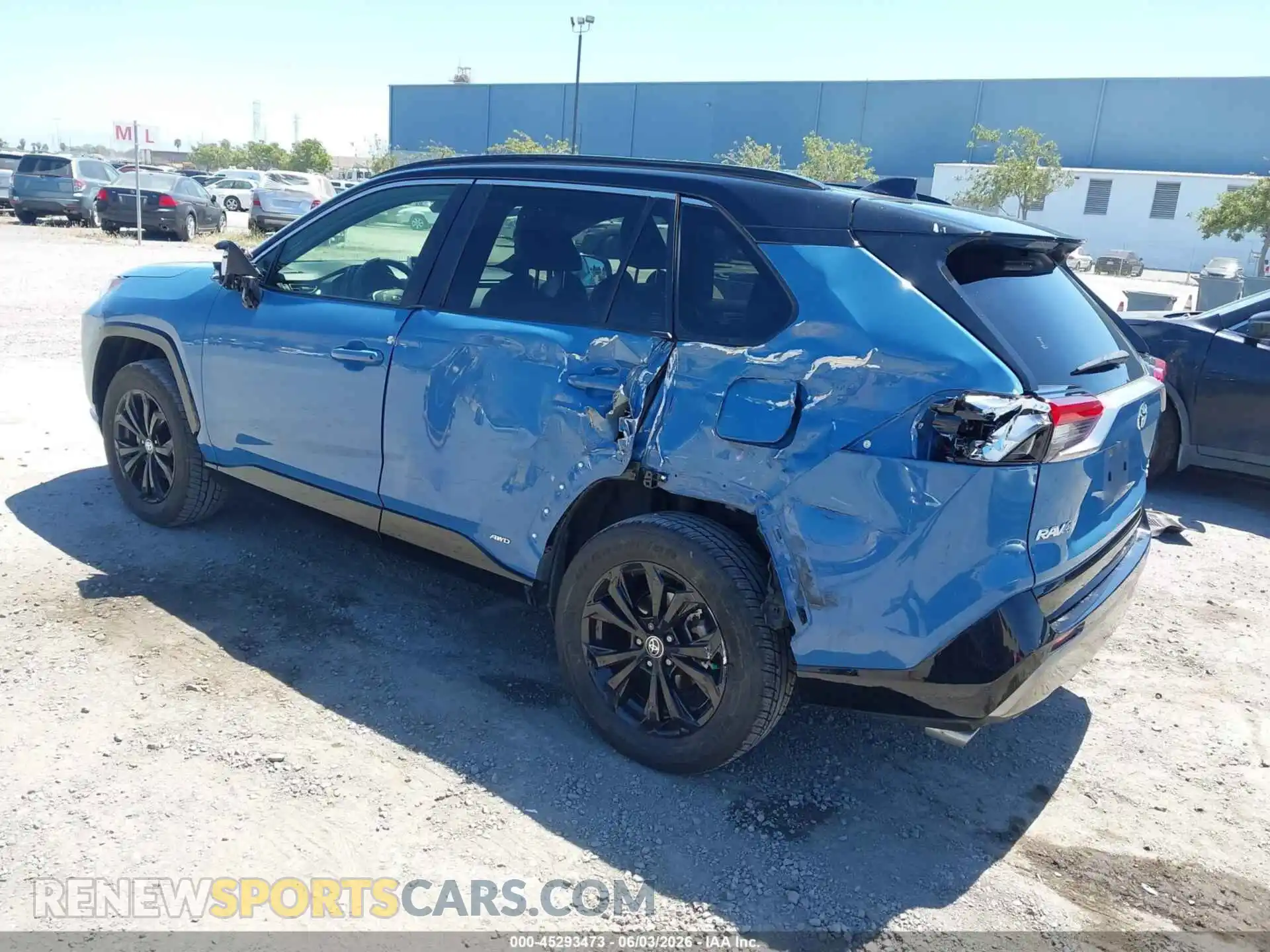 3 Фотография поврежденного автомобиля JTME6RFV7NJ015799 TOYOTA RAV4 HYBRID 2022