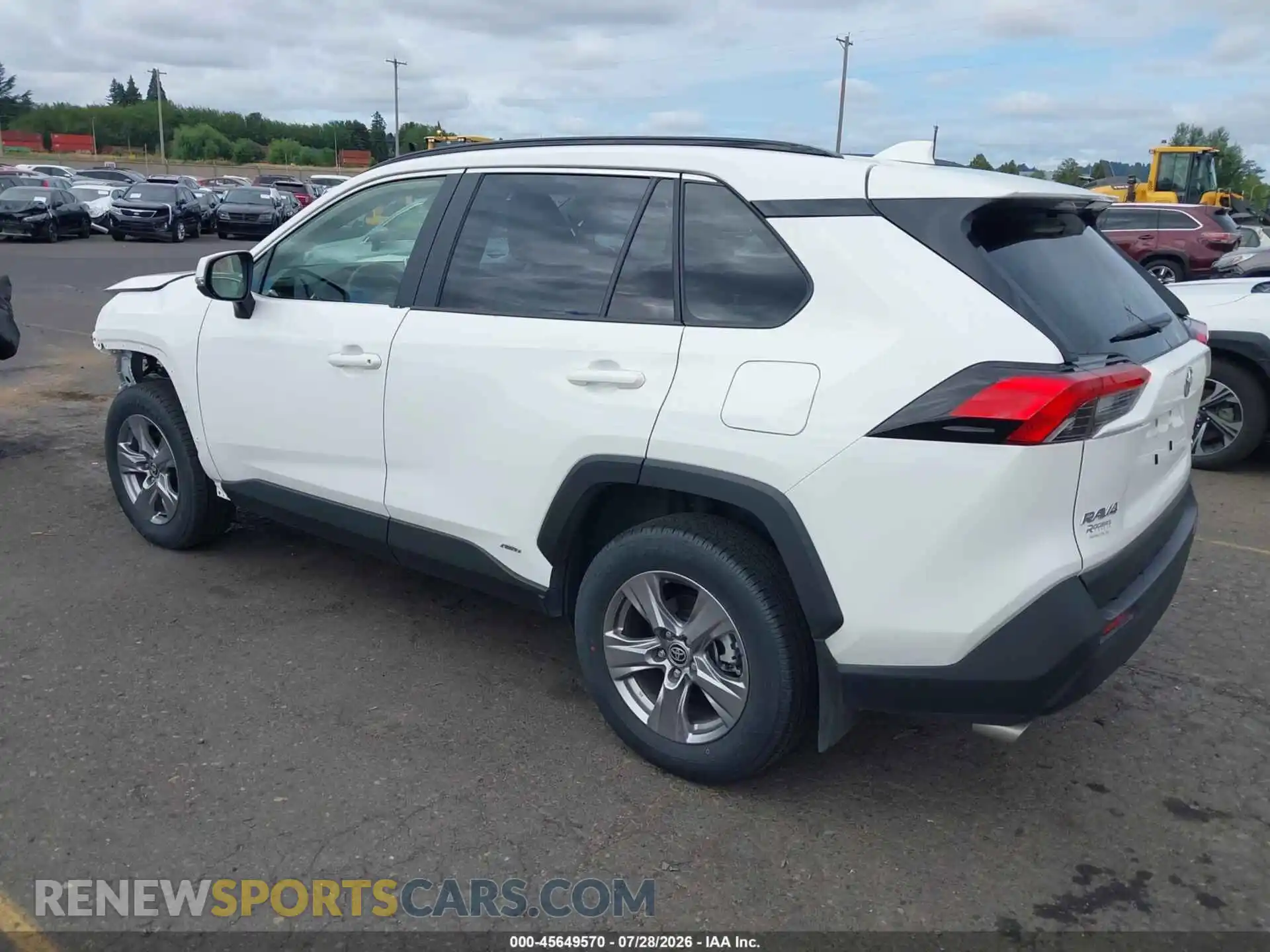 3 fotografías del automóvil dañado JTMMWRFV1SD351762 TOYOTA RAV4 HYBRID 2025