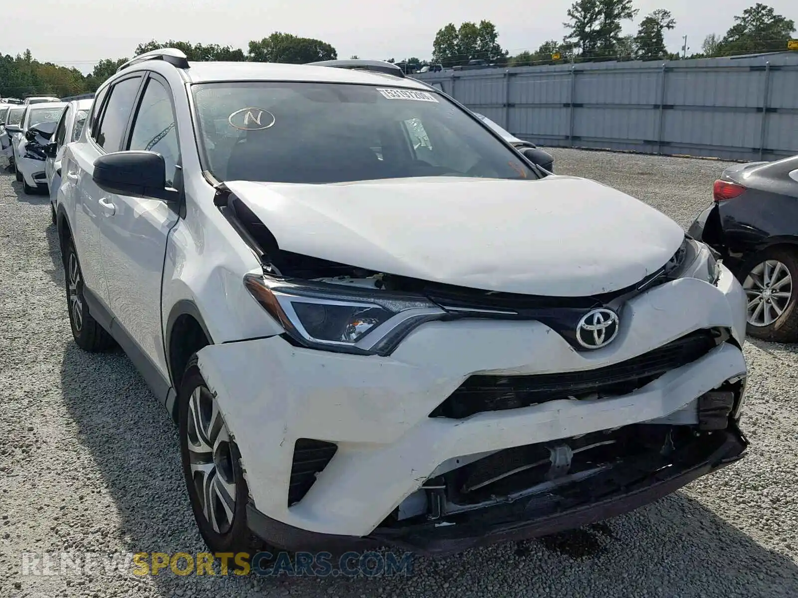 1 Photograph of a damaged car JTMZFREV5GJ088787 TOYOTA RAV4 LE 2016
