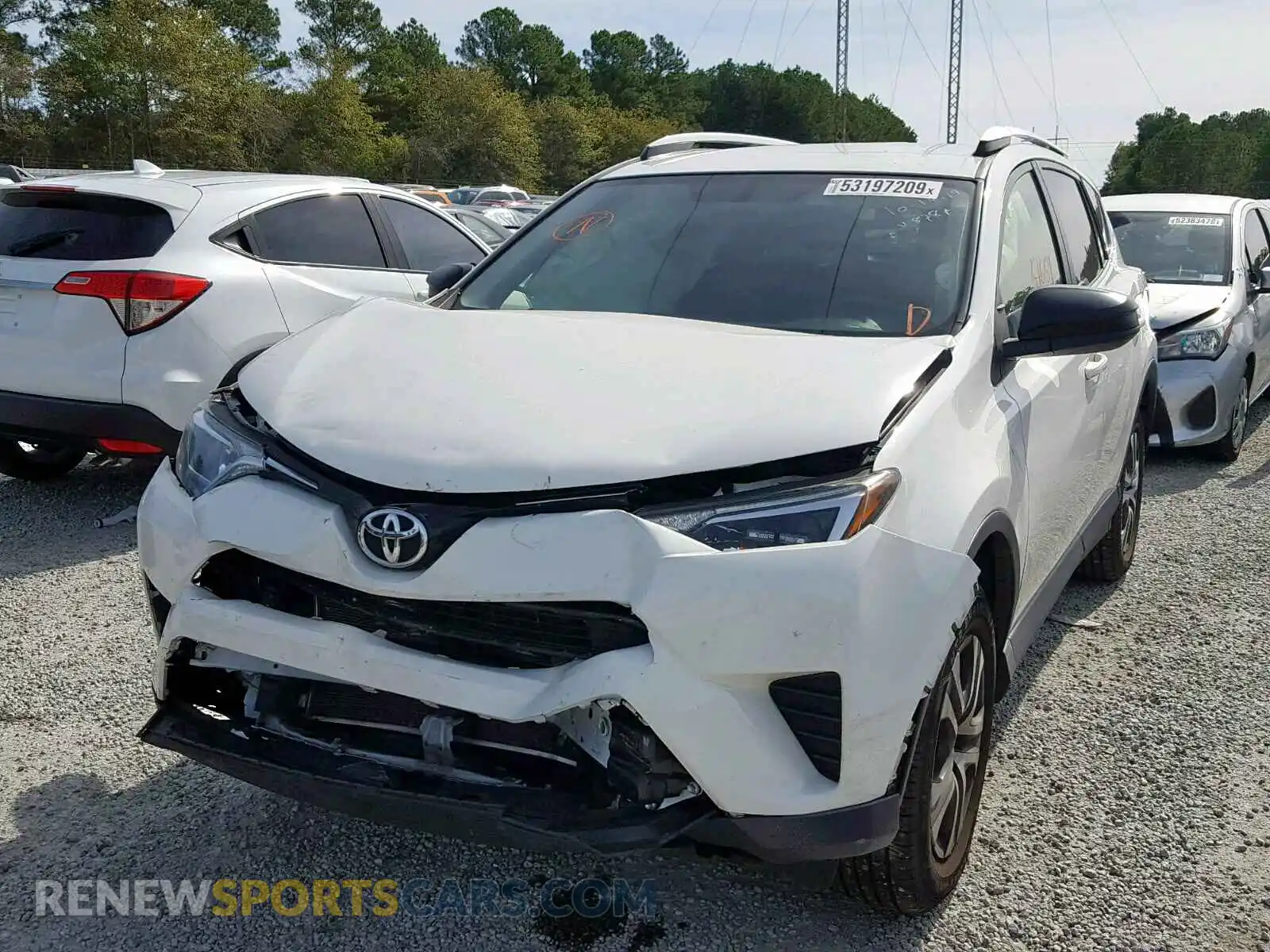 2 Photograph of a damaged car JTMZFREV5GJ088787 TOYOTA RAV4 LE 2016
