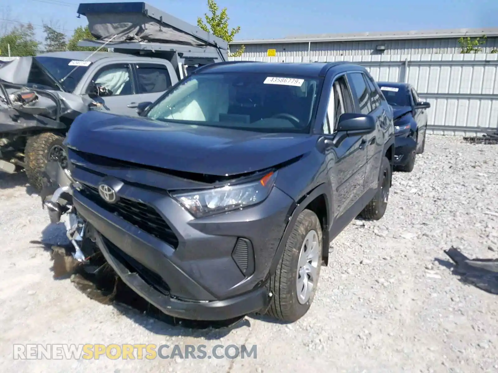 2 Photograph of a damaged car 2T3F1RFV2KW055854 TOYOTA RAV4 LE 2019