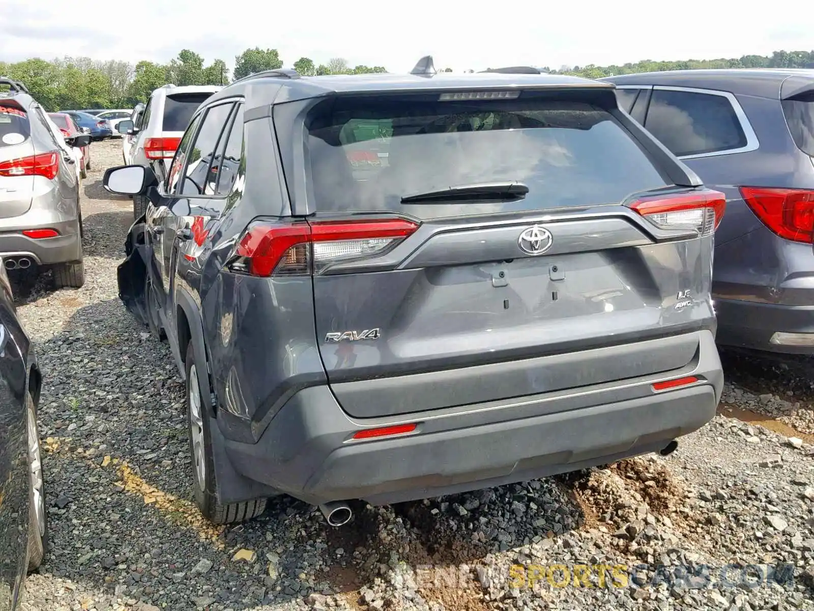3 Photograph of a damaged car 2T3F1RFV5KW008527 TOYOTA RAV4 LE 2019