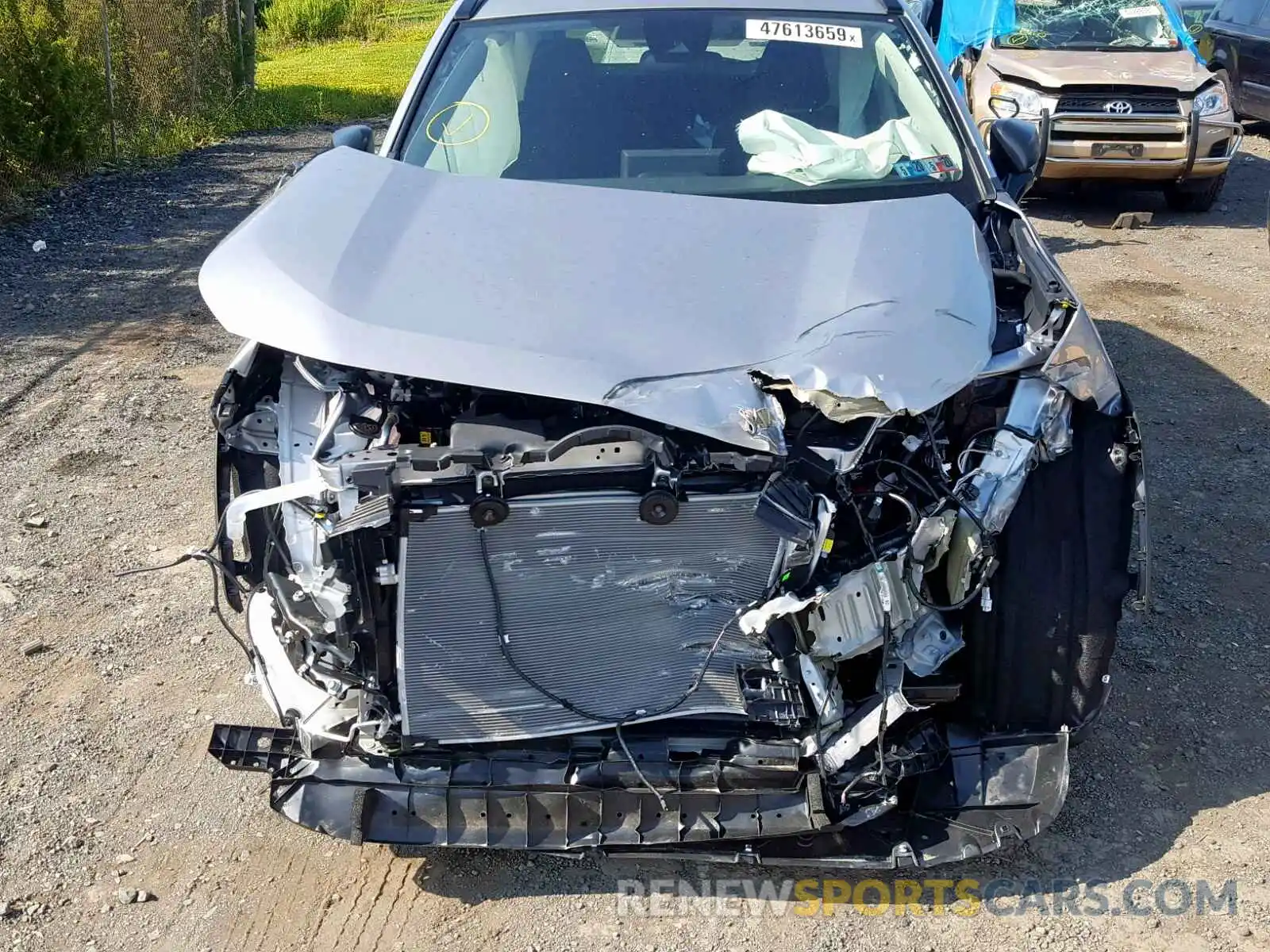 7 Photograph of a damaged car 2T3F1RFV9KC013134 TOYOTA RAV4 LE 2019