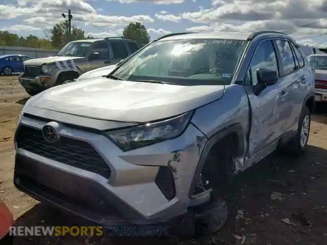 2 Photograph of a damaged car 2T3H1RFV0KW013675 TOYOTA RAV4 LE 2019
