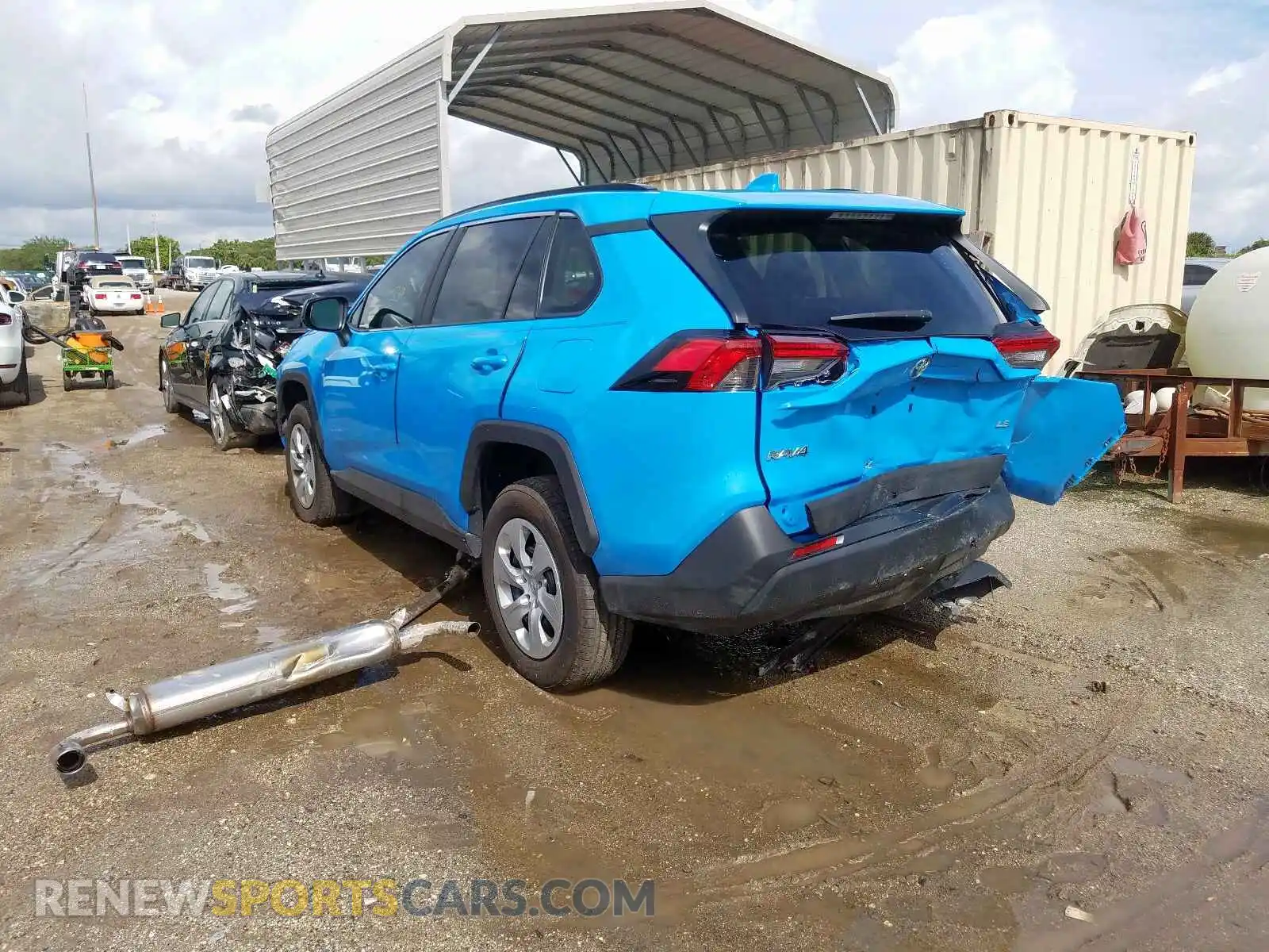 3 Photograph of a damaged car 2T3H1RFV8KW042793 TOYOTA RAV4 LE 2019