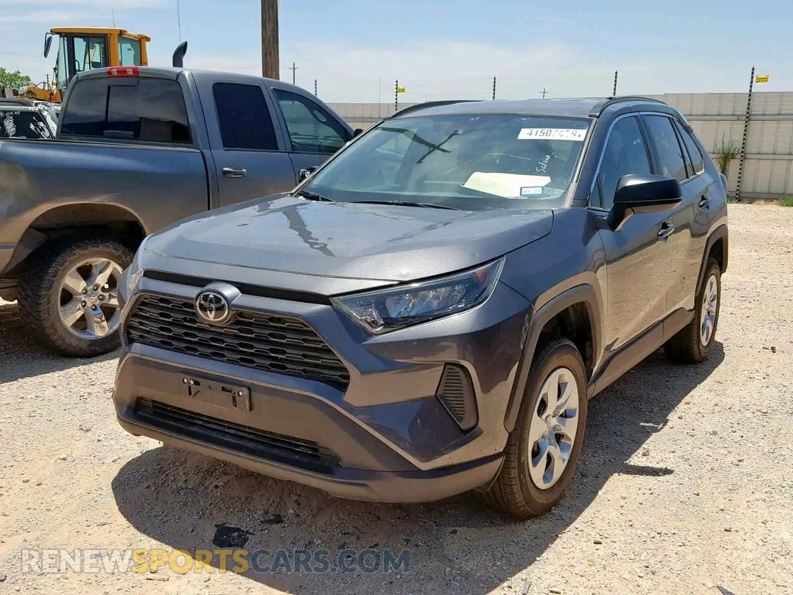 2 Photograph of a damaged car 2T3H1RFV9KW019152 TOYOTA RAV4 LE 2019
