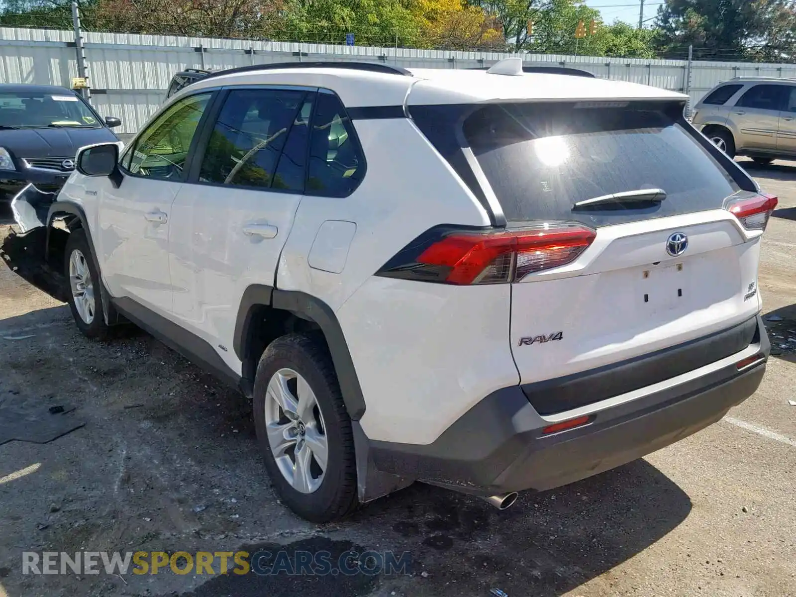 3 Photograph of a damaged car JTMMWRFV2KD012203 TOYOTA RAV4 LE 2019