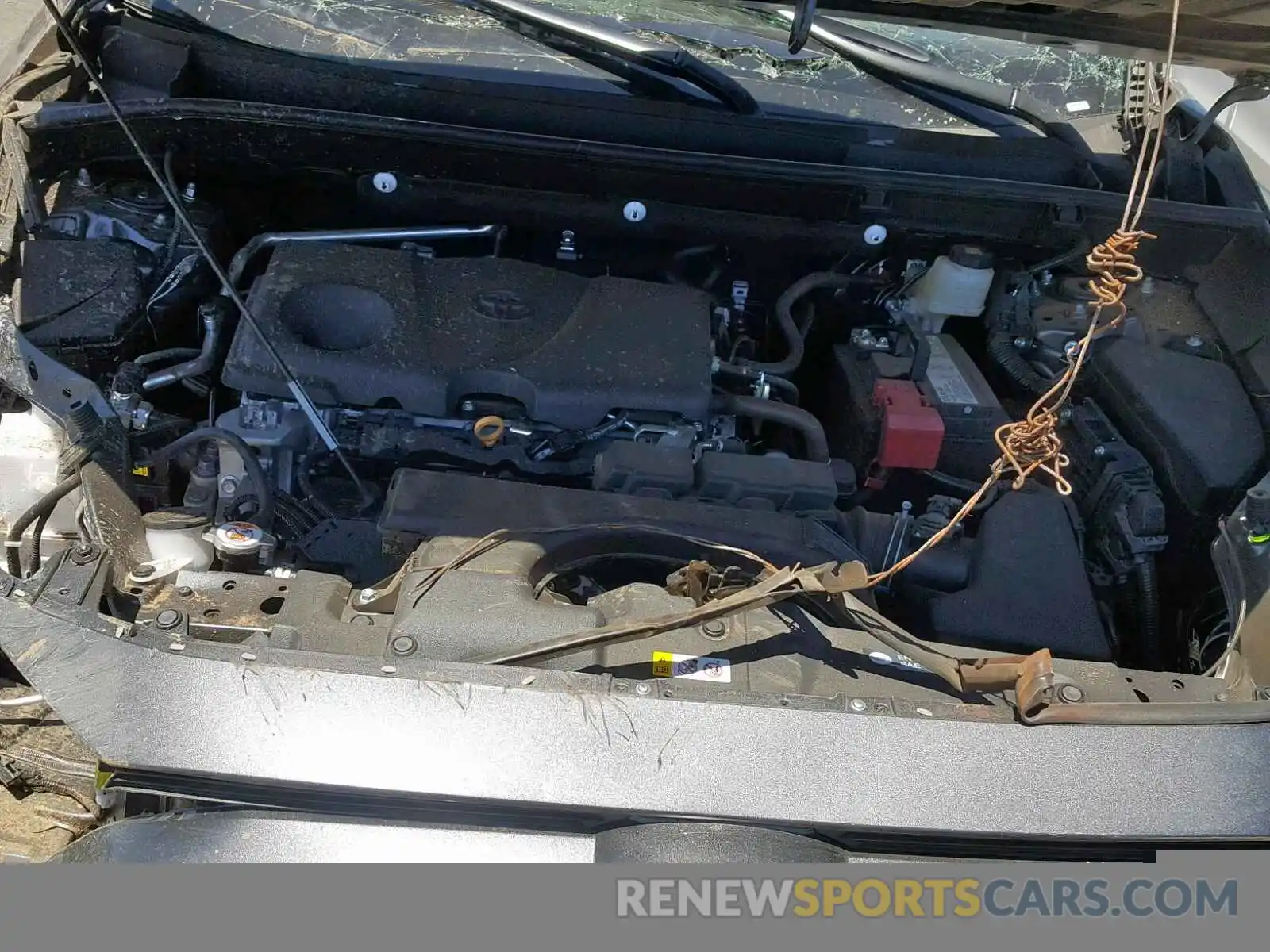 7 Photograph of a damaged car 2T3P1RFV2KC014937 TOYOTA RAV4 XLE 2019