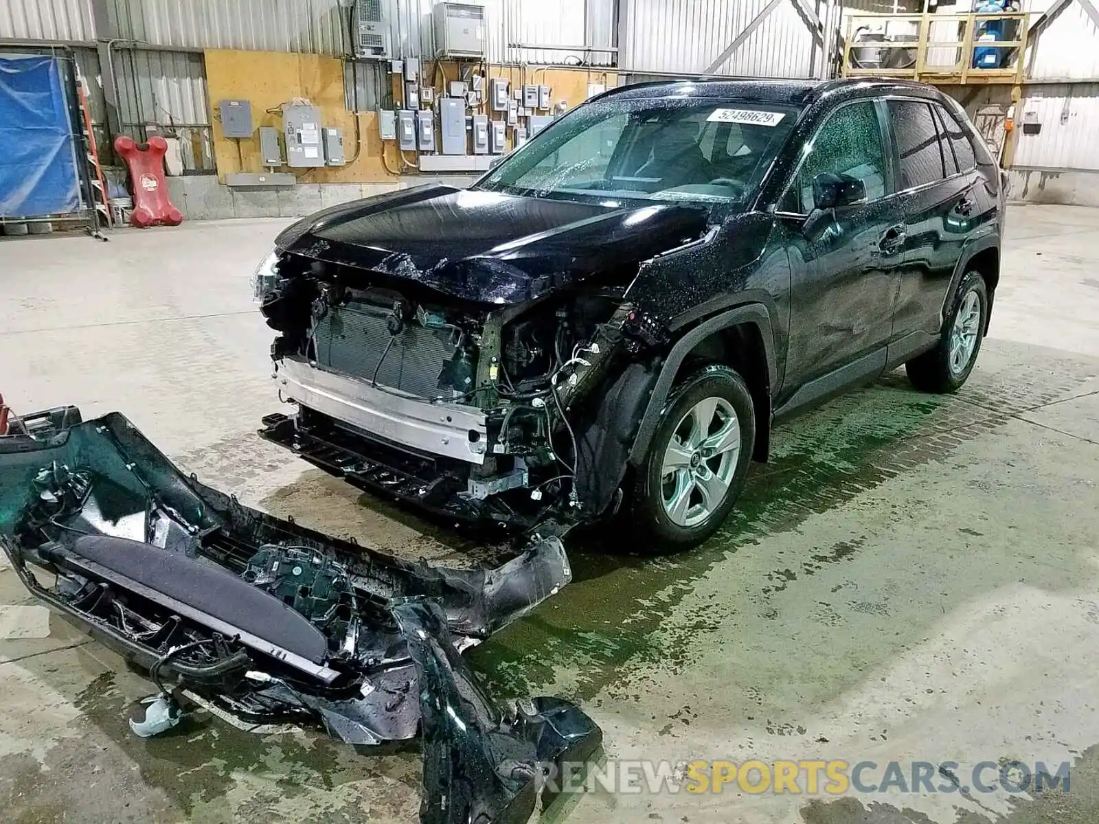 2 Photograph of a damaged car 2T3R1RFV3KW033911 TOYOTA RAV4 XLE 2019