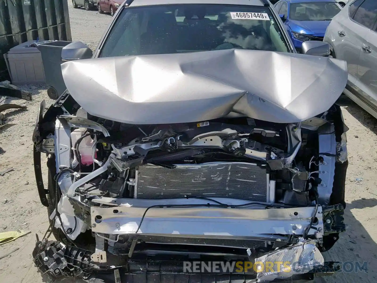 7 Photograph of a damaged car 2T3W1RFV3KC008592 TOYOTA RAV4 XLE 2019