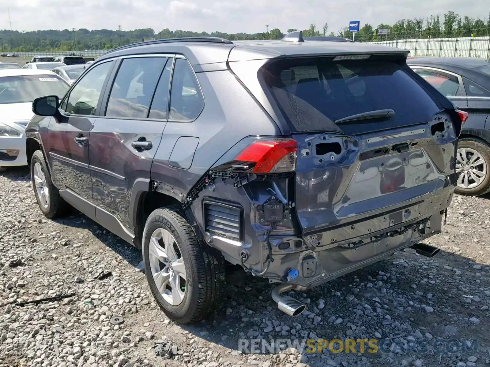 3 Photograph of a damaged car JTMW1RFV1KJ001797 TOYOTA RAV4 XLE 2019