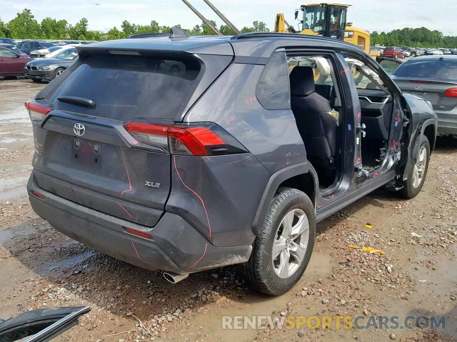 4 Photograph of a damaged car JTMW1RFV4KD022416 TOYOTA RAV4 XLE 2019