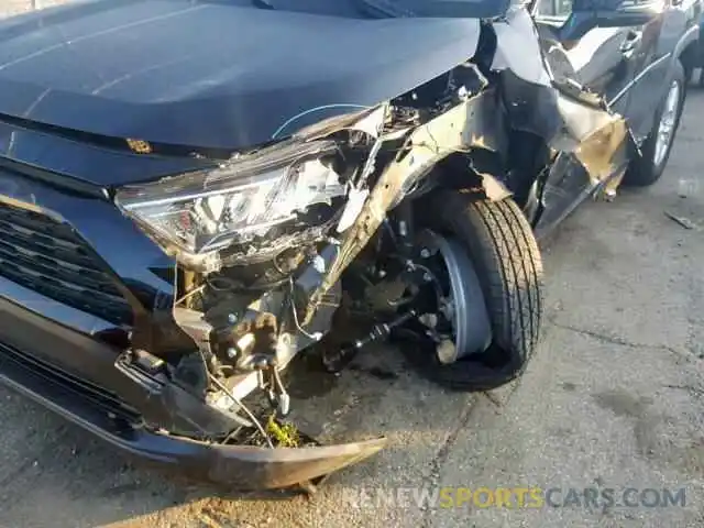 9 Фотография поврежденного автомобиля JTMW1RFV6KD008694 TOYOTA RAV4 XLE 2019